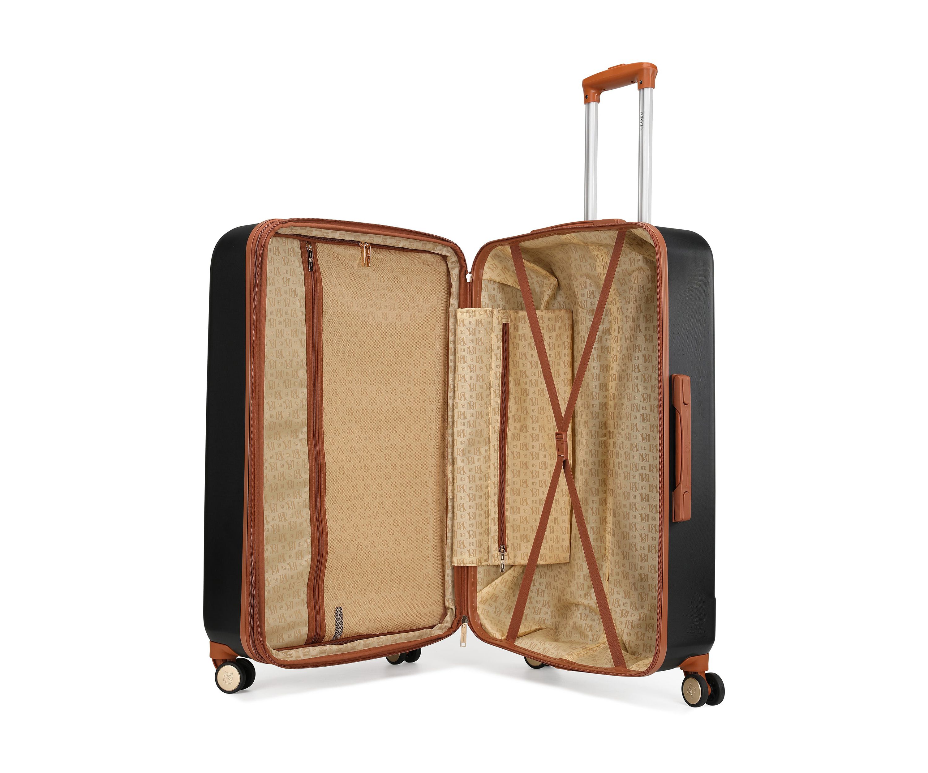 Mia 3 Piece Expandable Retro Luggage Set