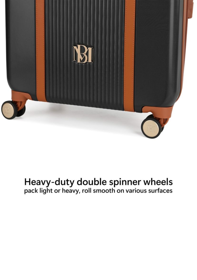 Mia 3 Piece Expandable Retro Luggage Set