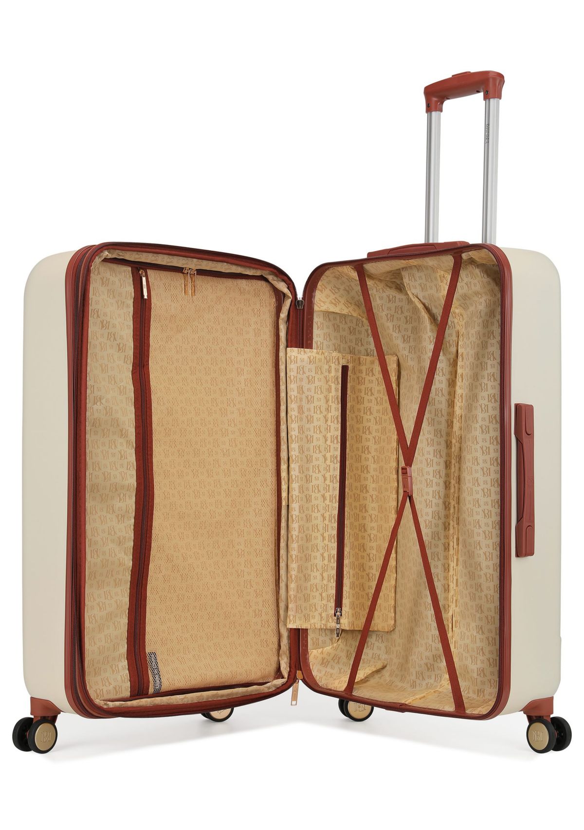 Mia 3 Piece Expandable Retro Luggage Set