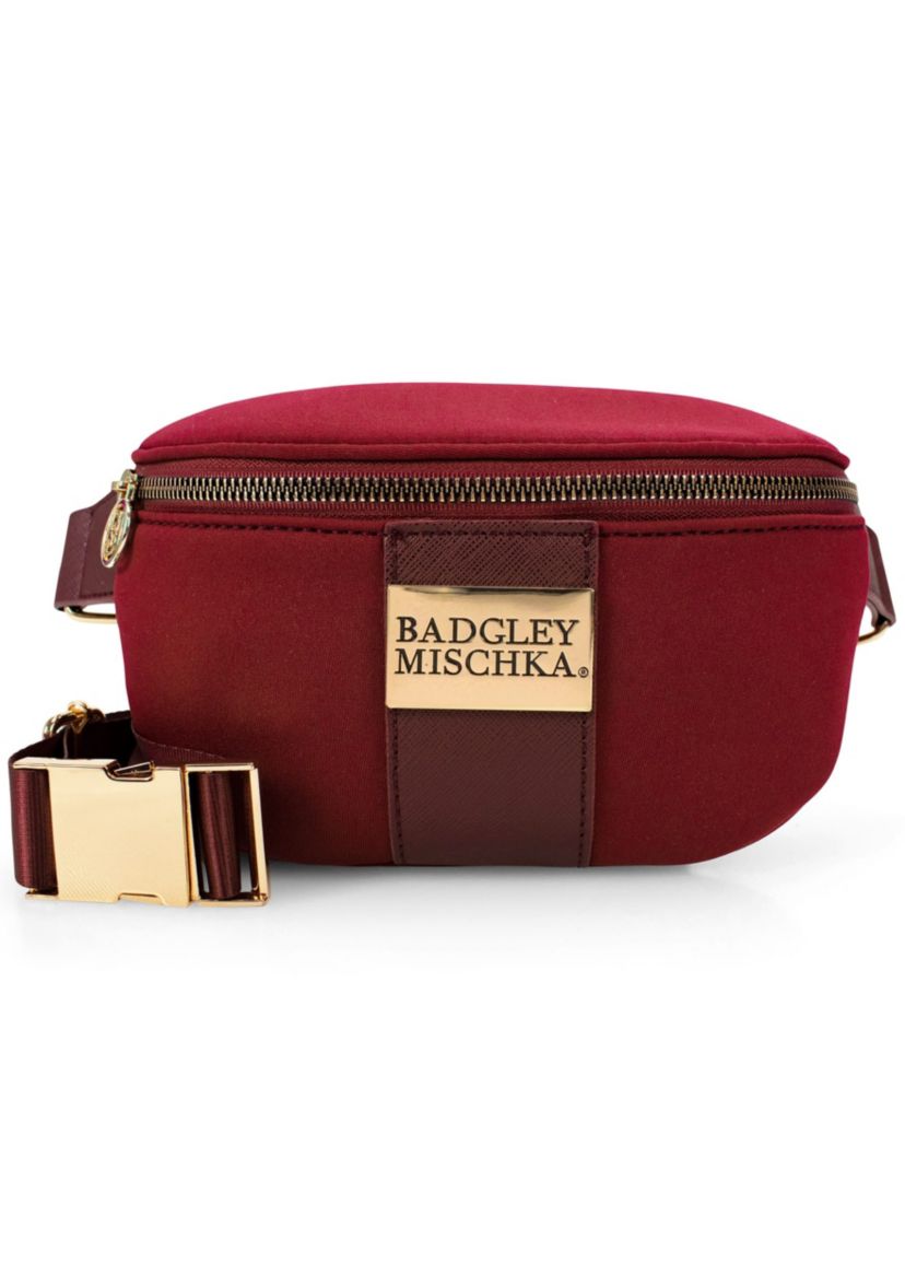 Sage Neoprene and Vegan Leather Belt Bag