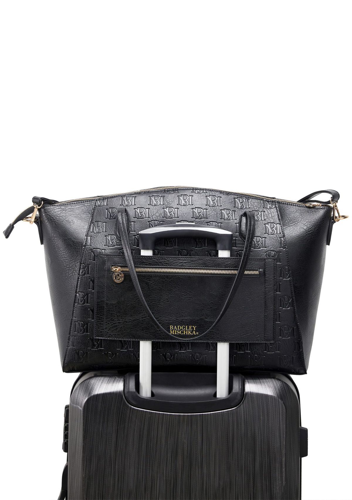 Caroline Vegan Leather Weekender Tote Bag