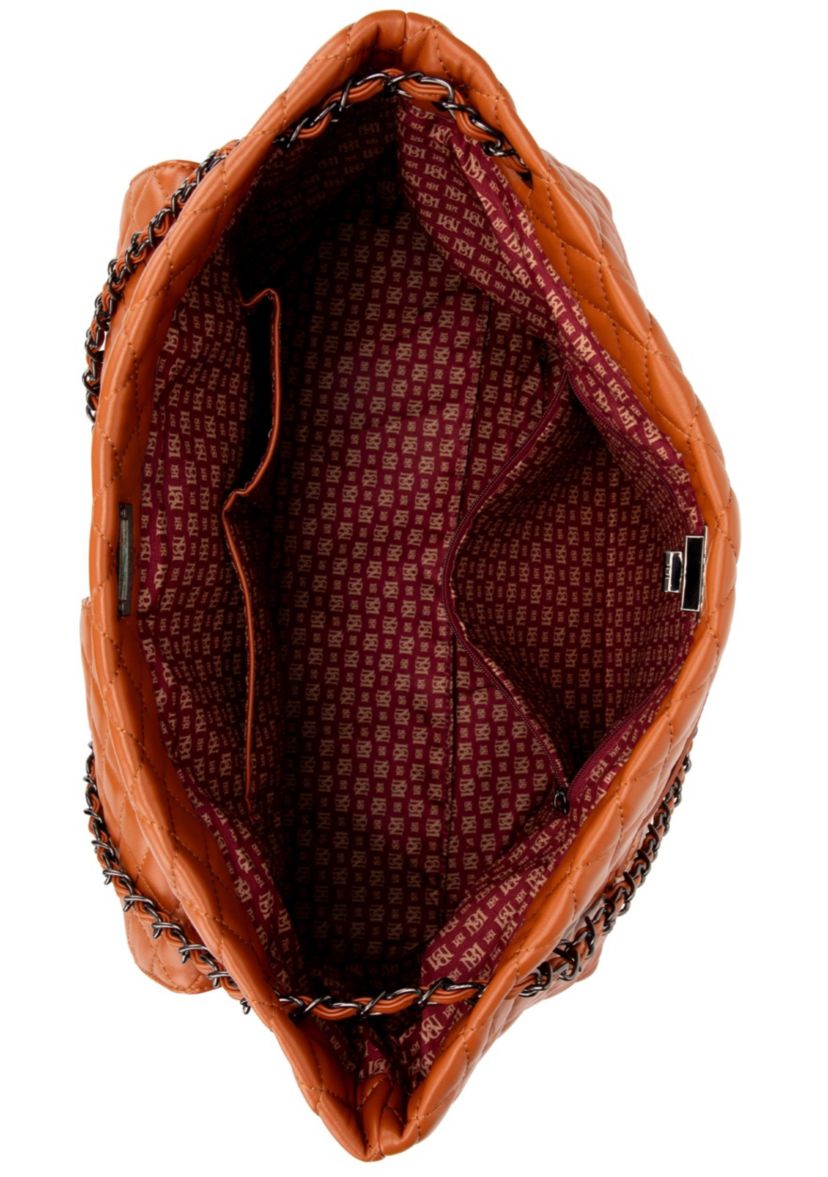 Diana Quilted Vegan Leather Weekender Tote Bag