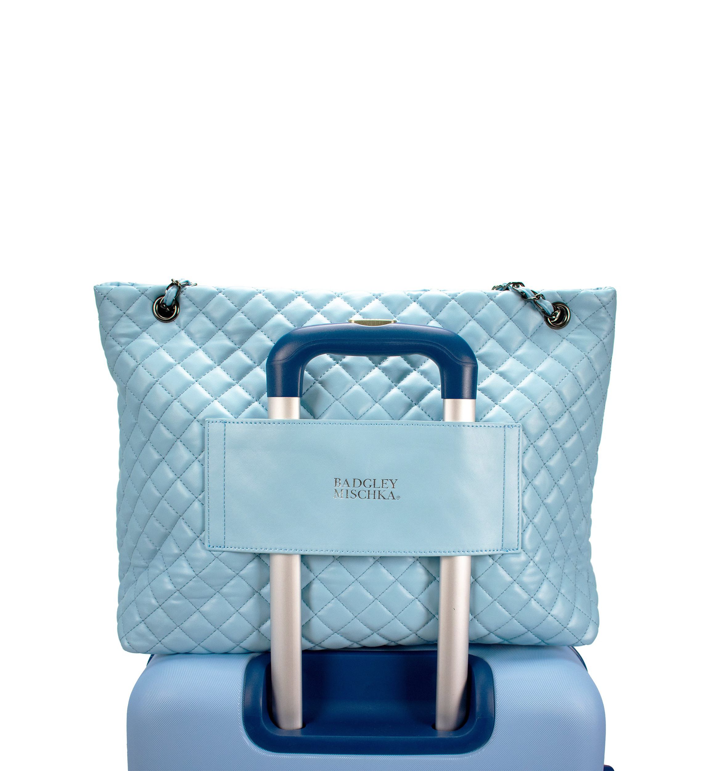 Diana Quilted Vegan Leather Weekender Tote Bag