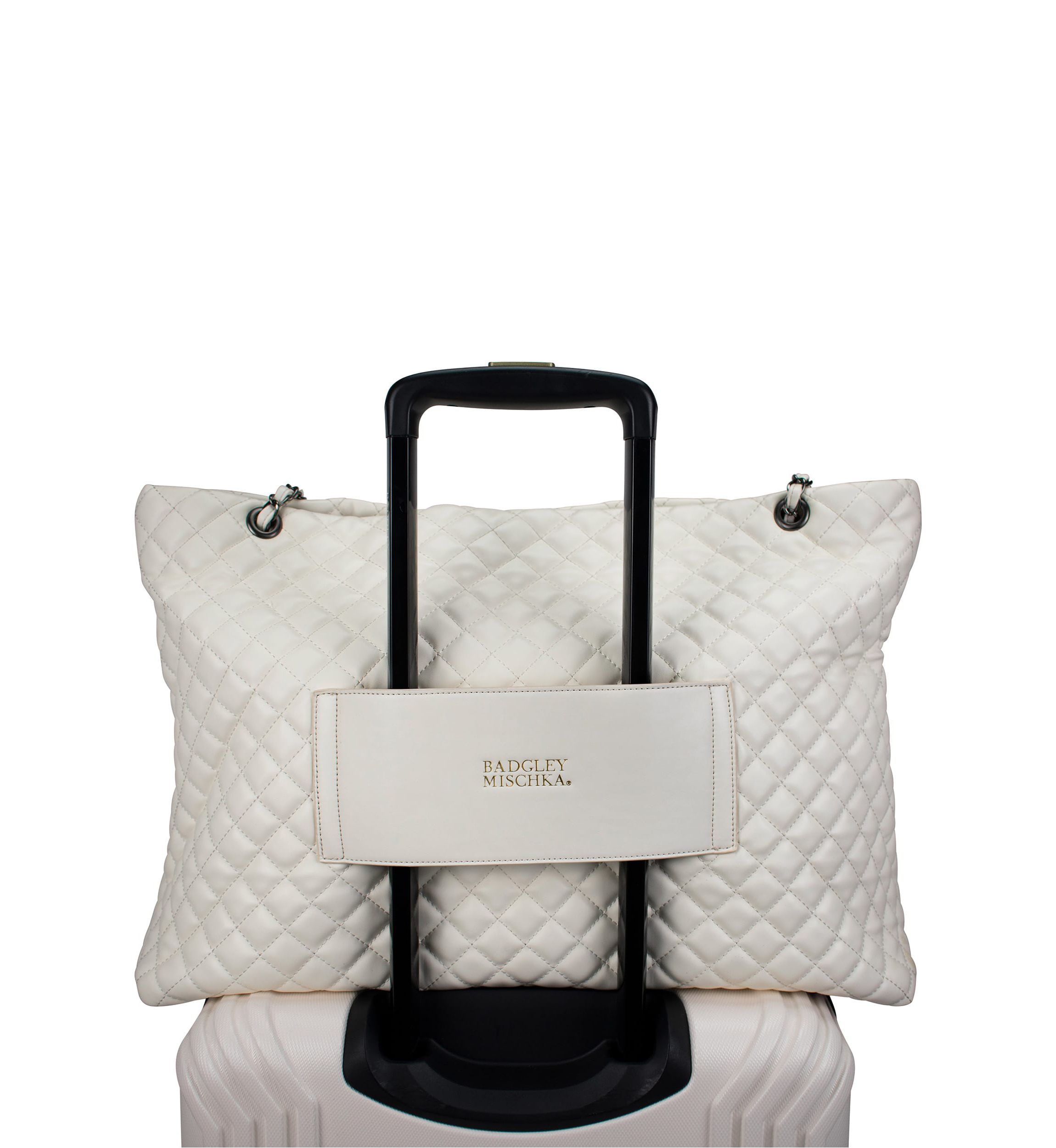 Diana XL Vegan Leather Weekender Tote Bag