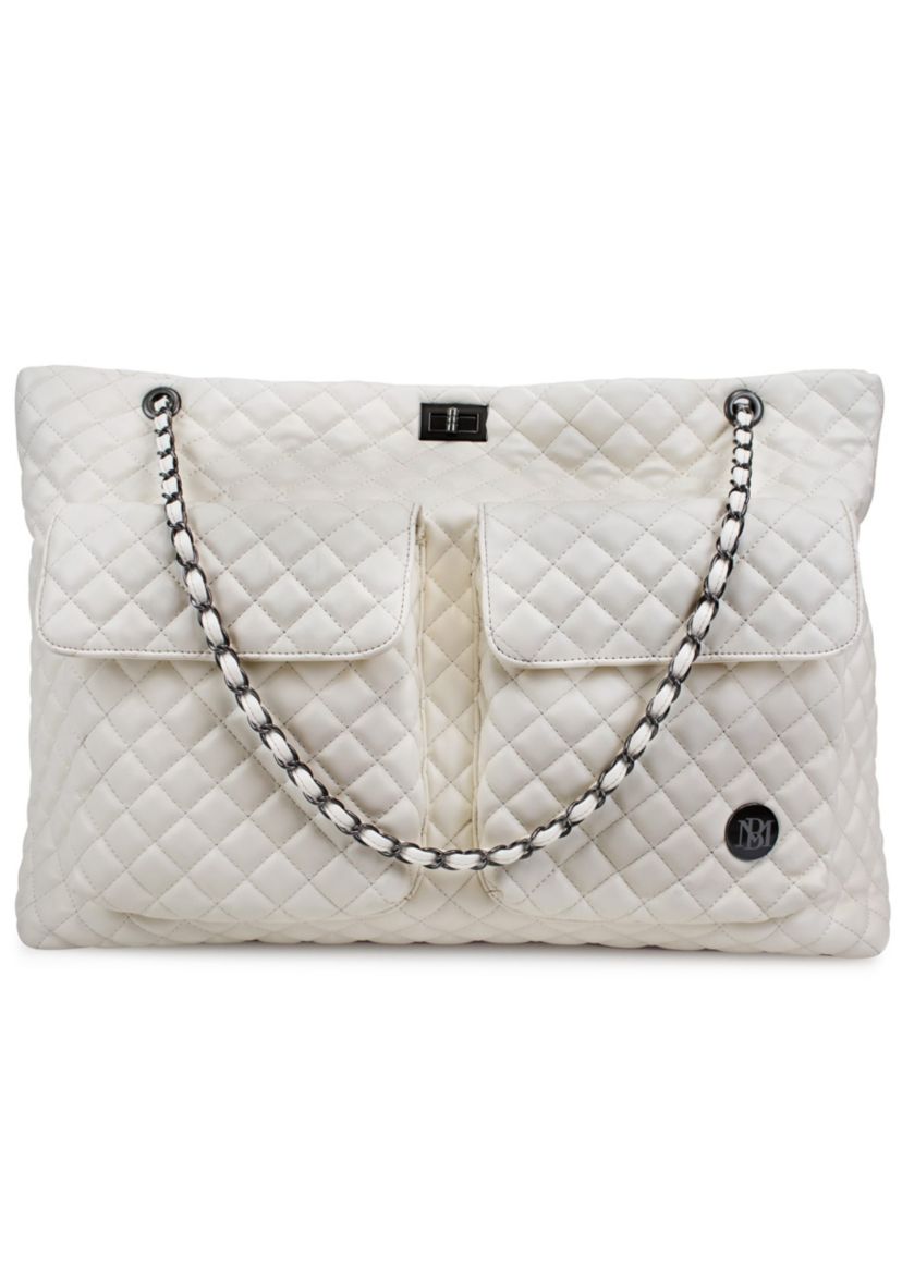 Diana XL Vegan Leather Weekender Tote Bag
