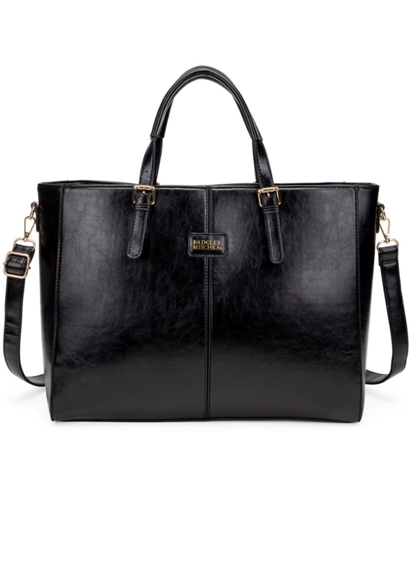 Julia Rustic Vegan Leather Weekender Tote Bag