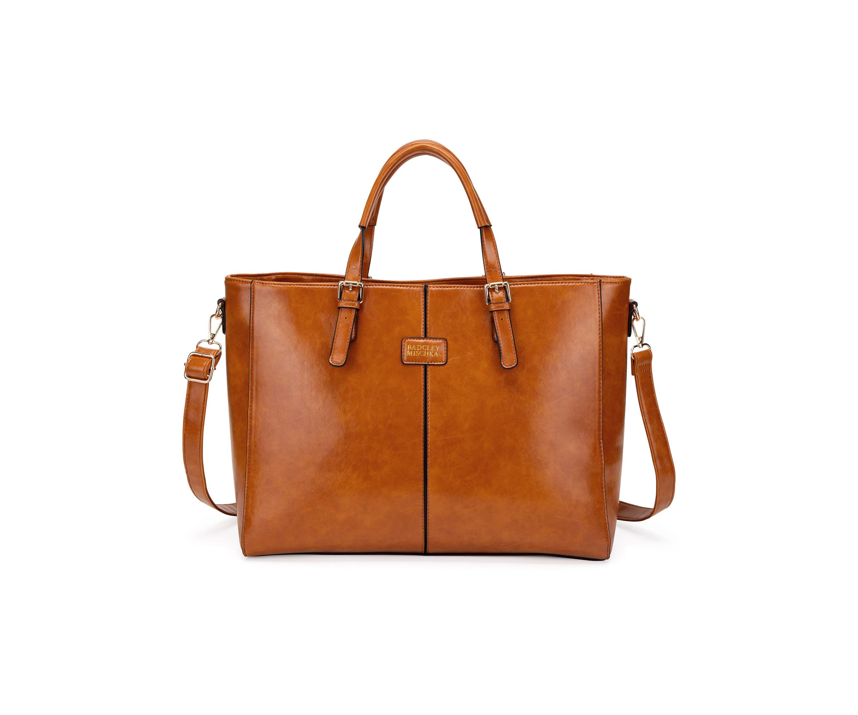 Julia Rustic Vegan Leather Weekender Tote Bag
