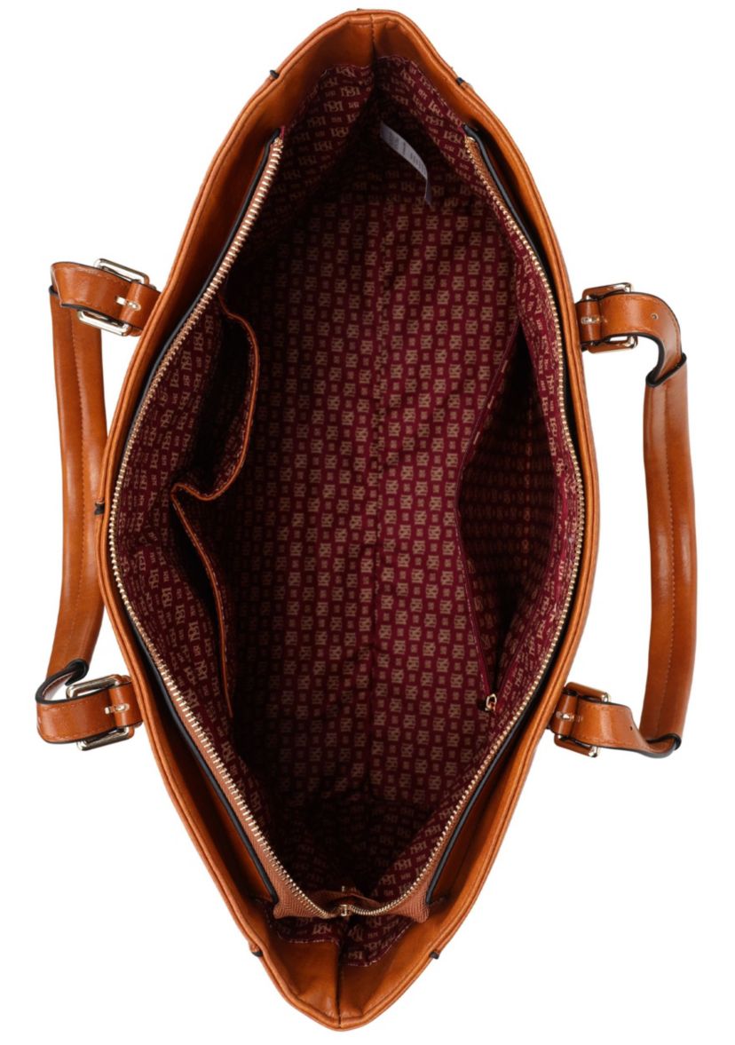 Julia Rustic Vegan Leather Weekender Tote Bag