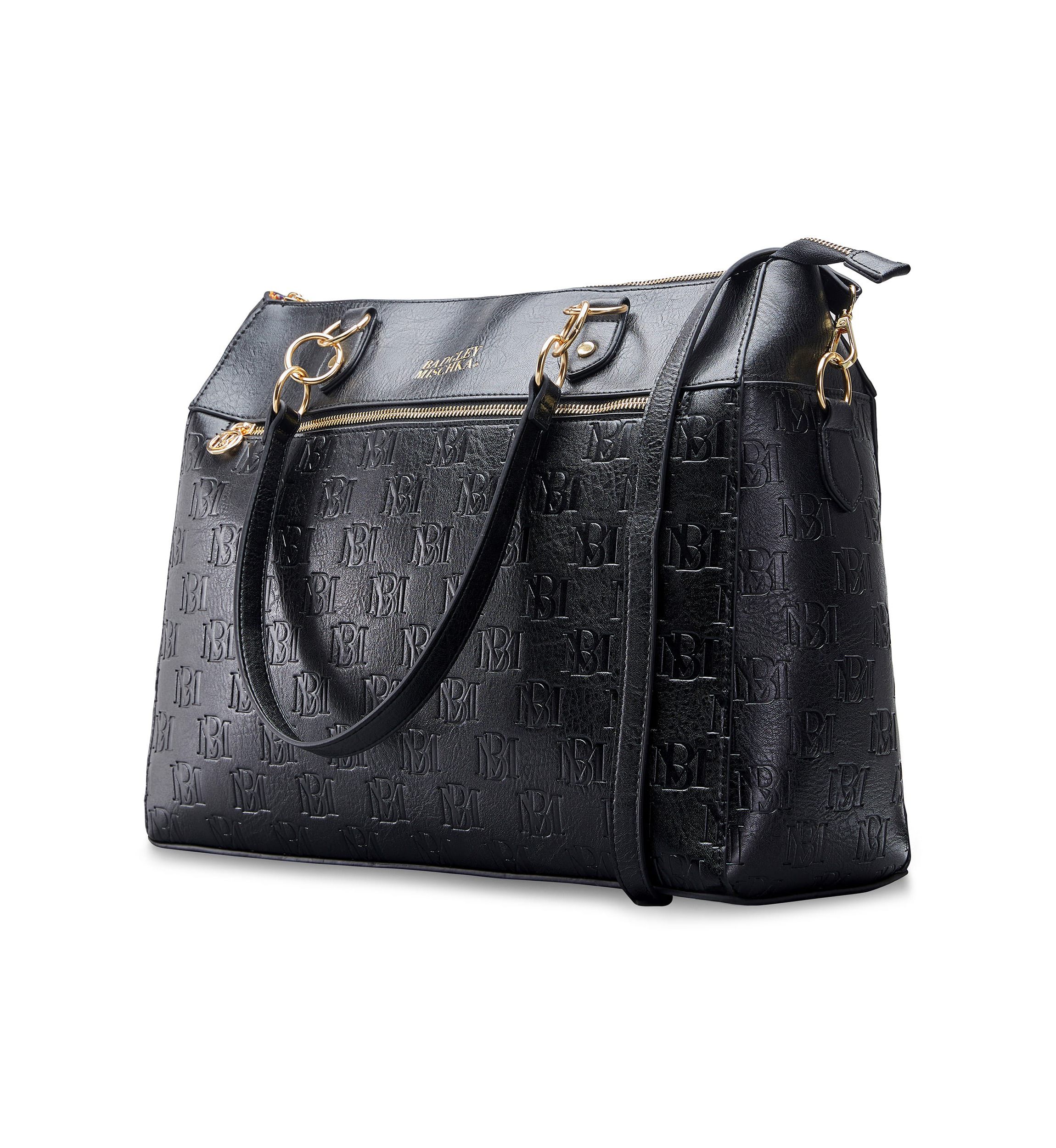 Madalyn Vegan Leather Weekender Tote Bag