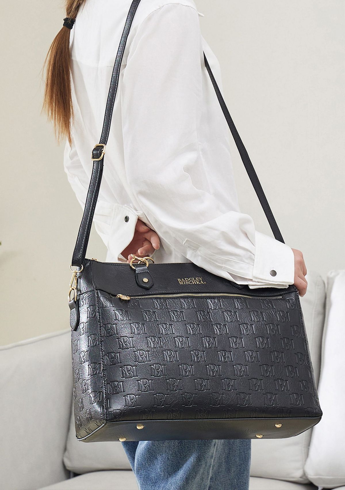 Madalyn Vegan Leather Weekender Tote Bag