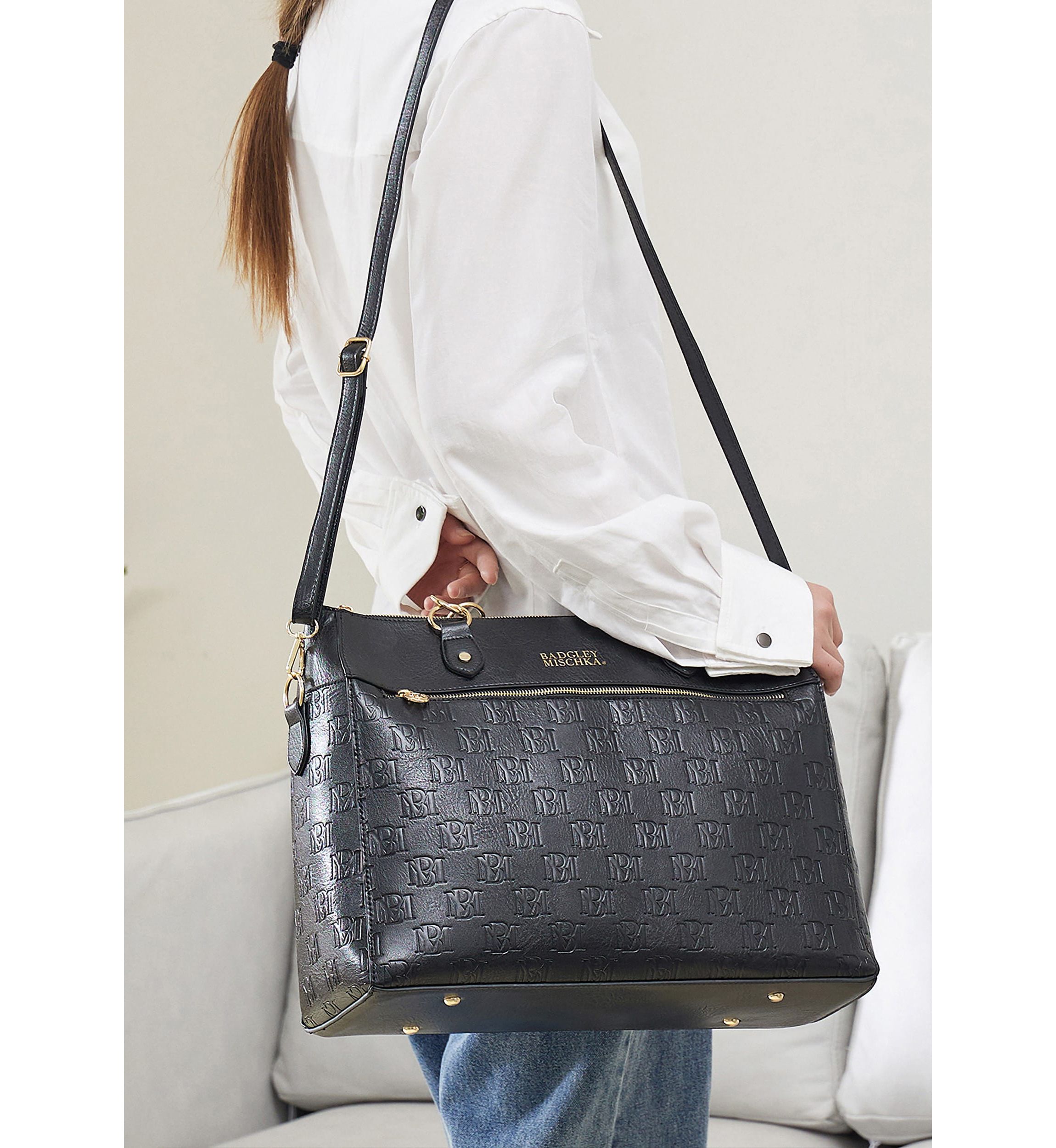 Madalyn Vegan Leather Weekender Tote Bag