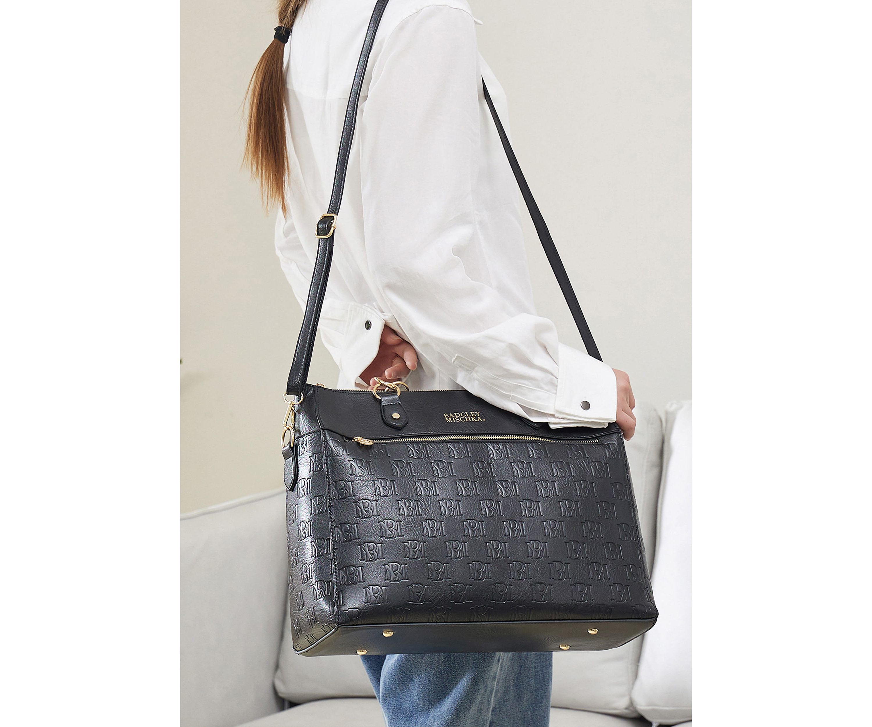 Madalyn Vegan Leather Weekender Tote Bag