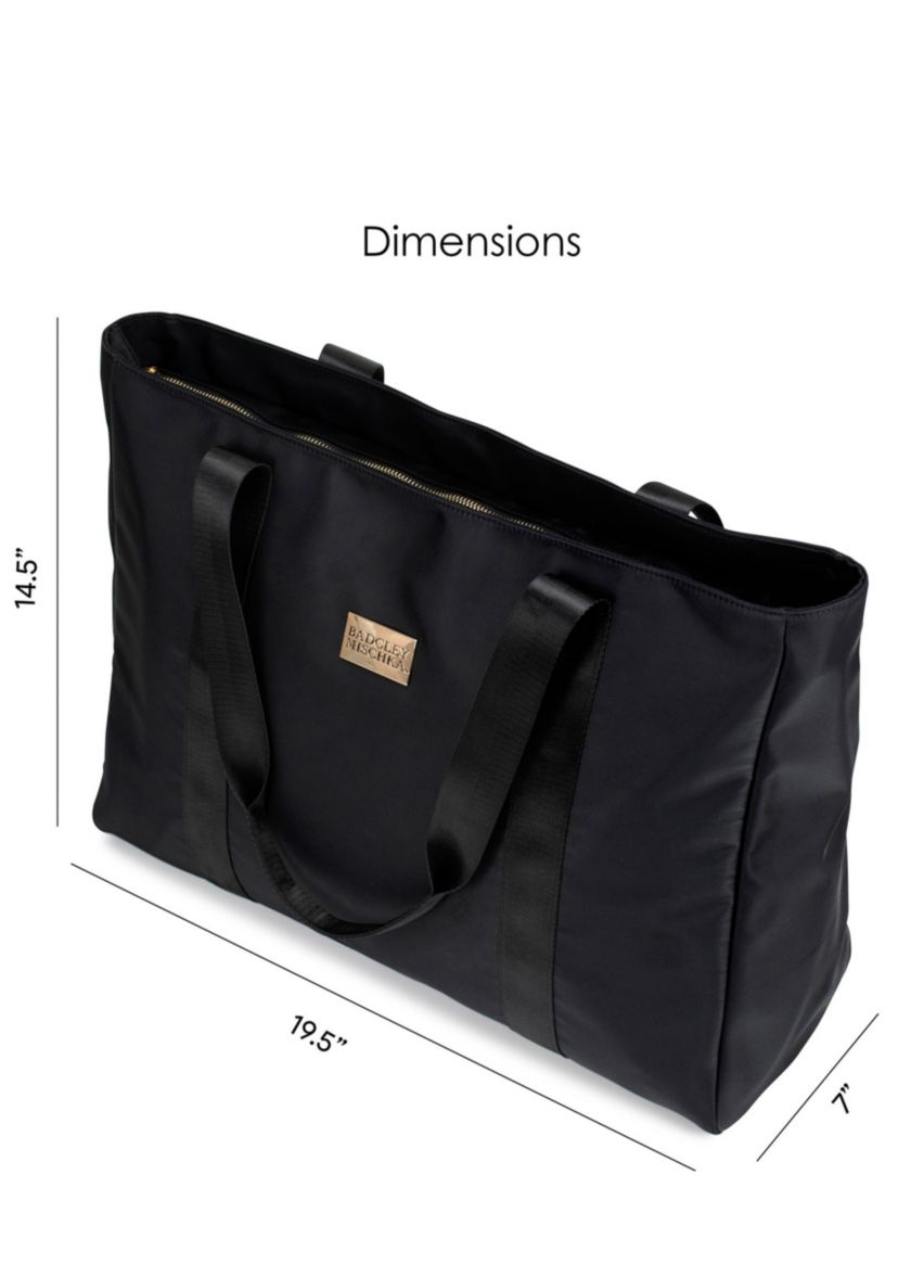 Nylon Travel Weekender Tote Bag