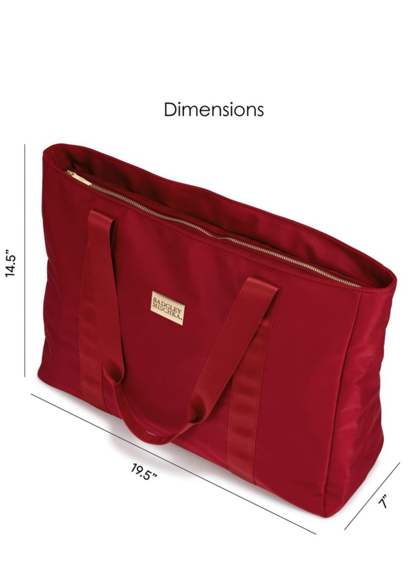 Nylon Travel Weekender Tote Bag