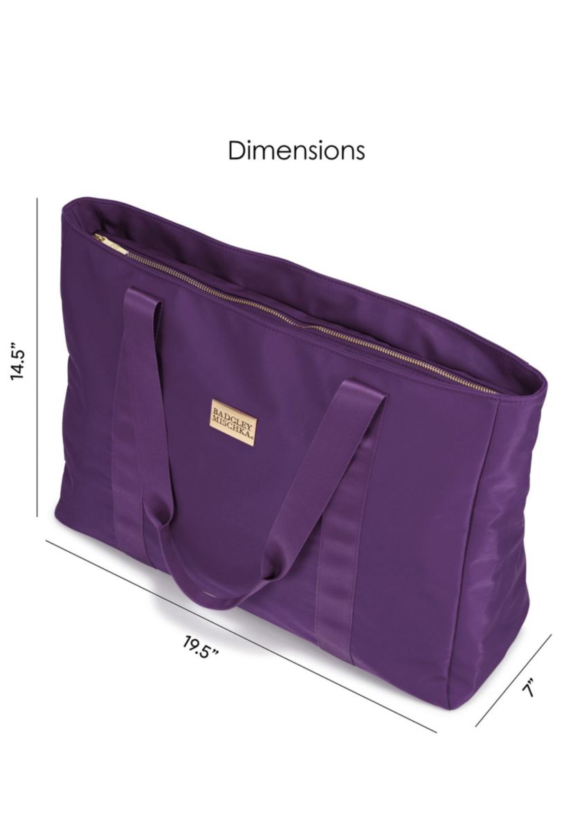 Nylon Travel Weekender Tote Bag