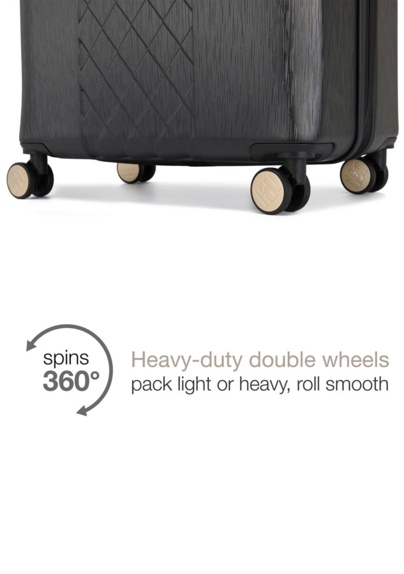 Diamond 3 Piece Expandable Spinner Luggage Set