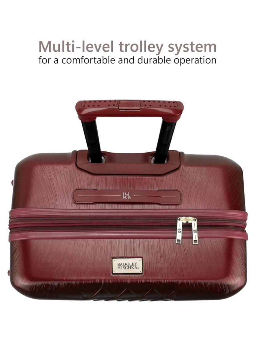 Diamond 3 Piece Expandable Spinner Luggage Set