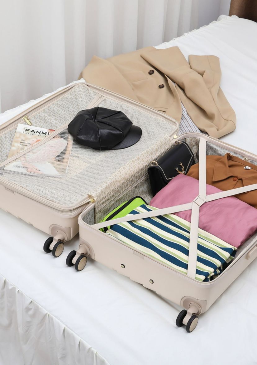 Diamond 3 Piece Expandable Luggage Set