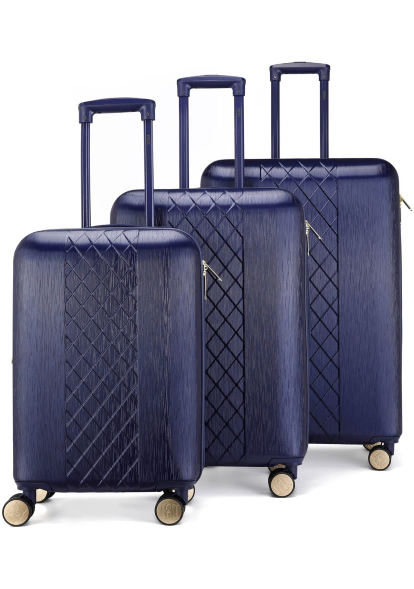 Diamond 3 Piece Expandable Luggage Set