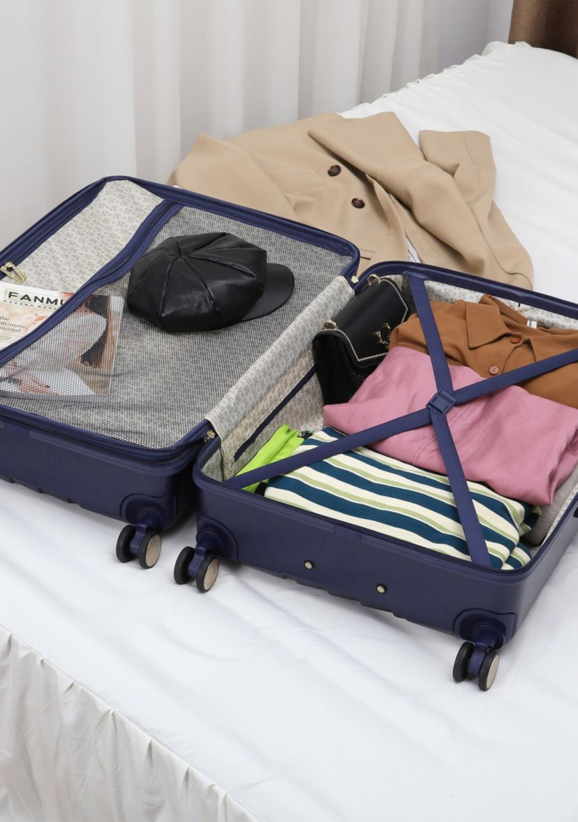 Diamond 3 Piece Expandable Luggage Set