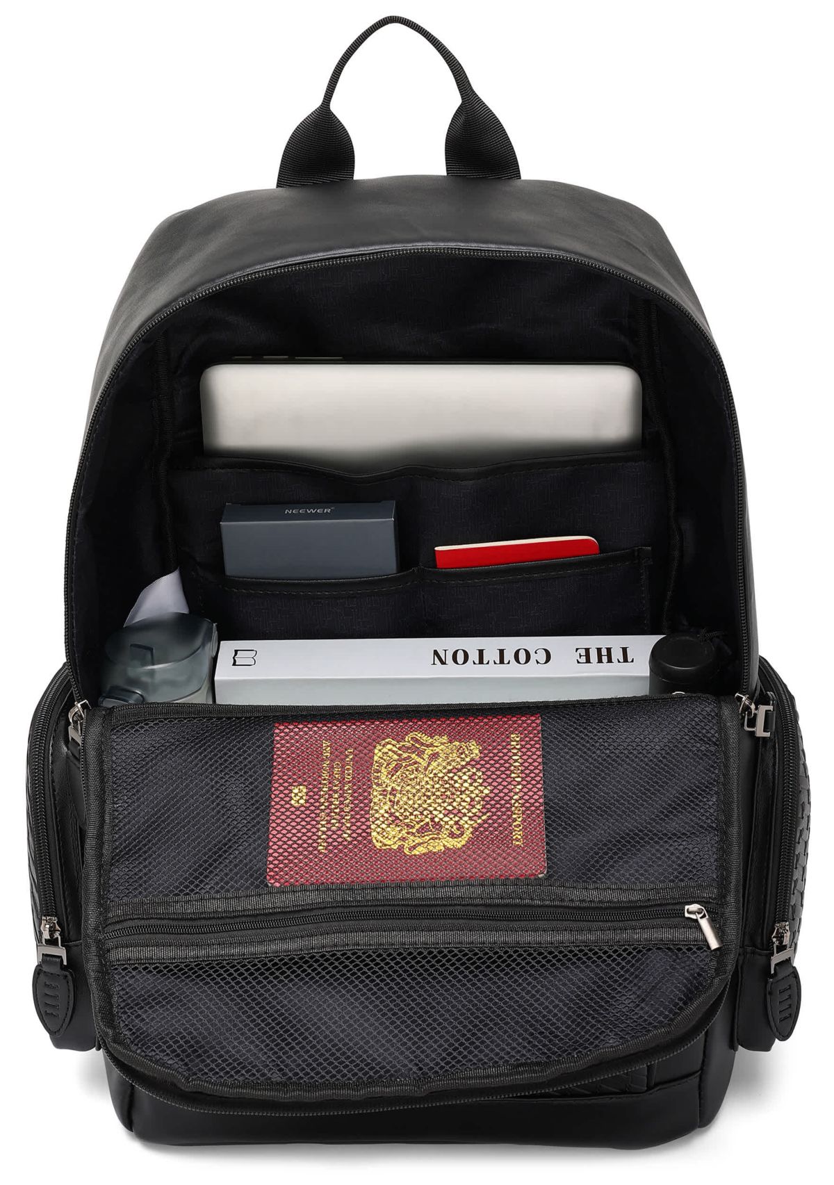 Leisure Luxe 27L Vegan Leather Backpack