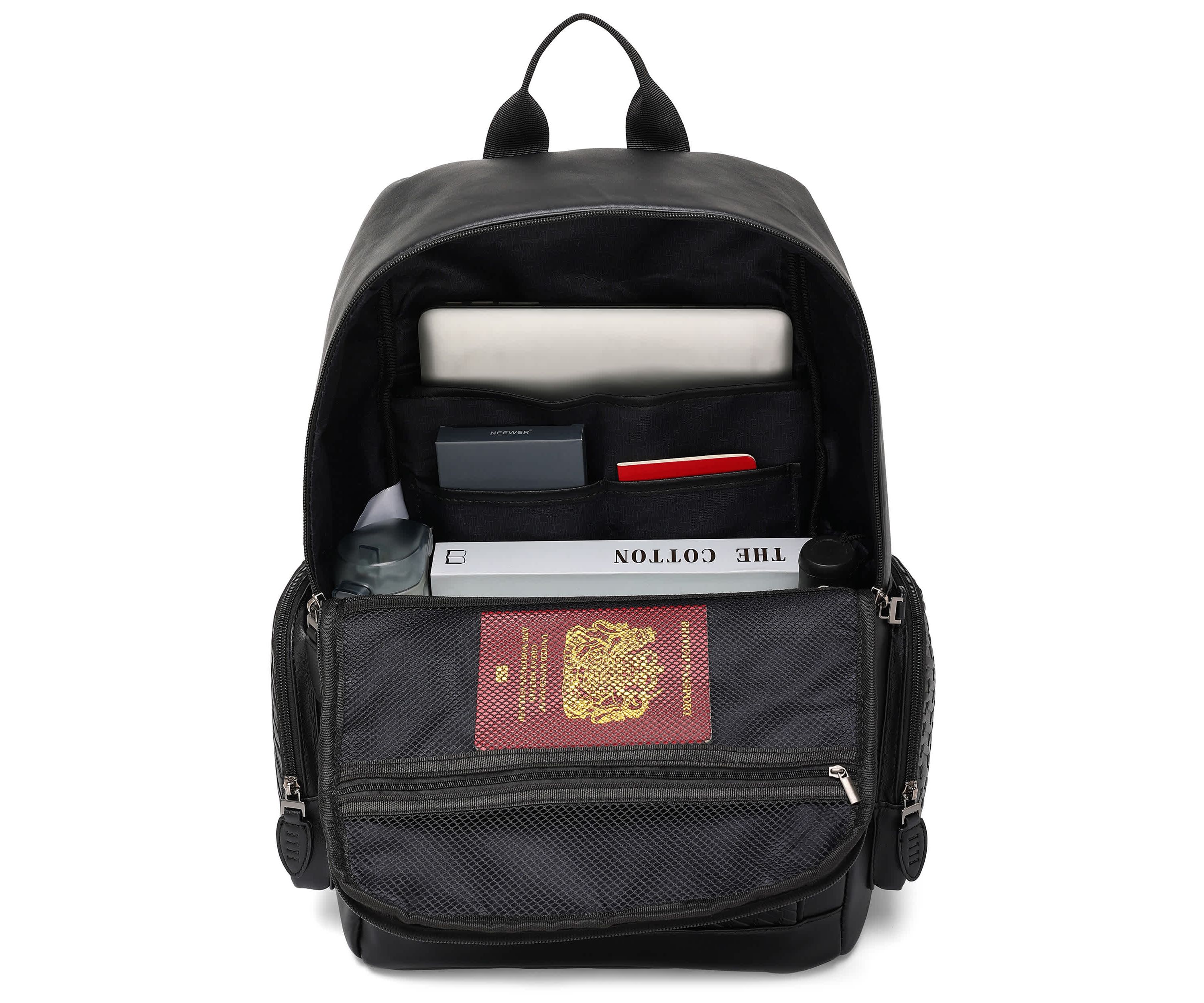 Leisure Luxe 27L Vegan Leather Backpack