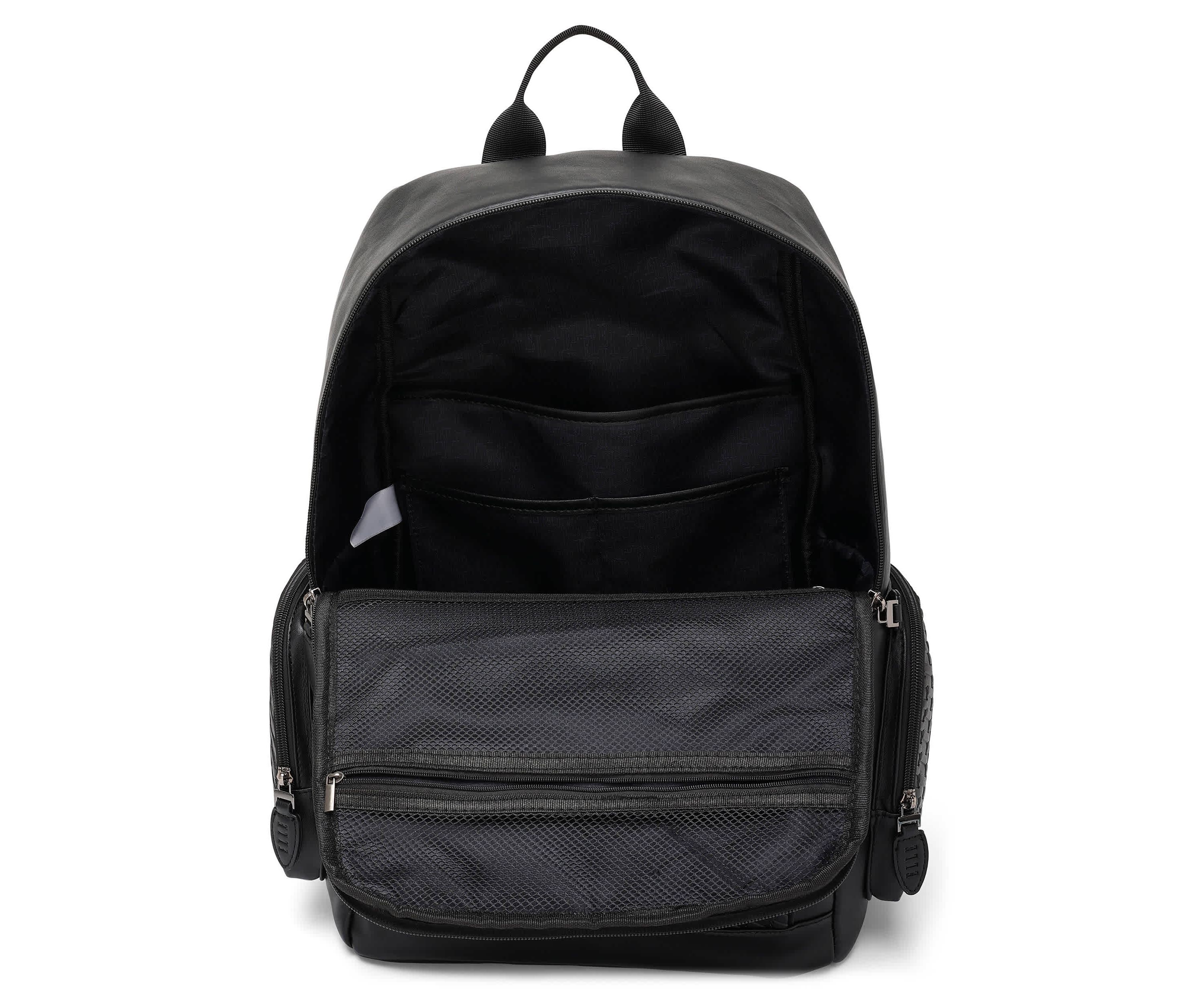 Leisure Luxe 27L Vegan Leather Backpack
