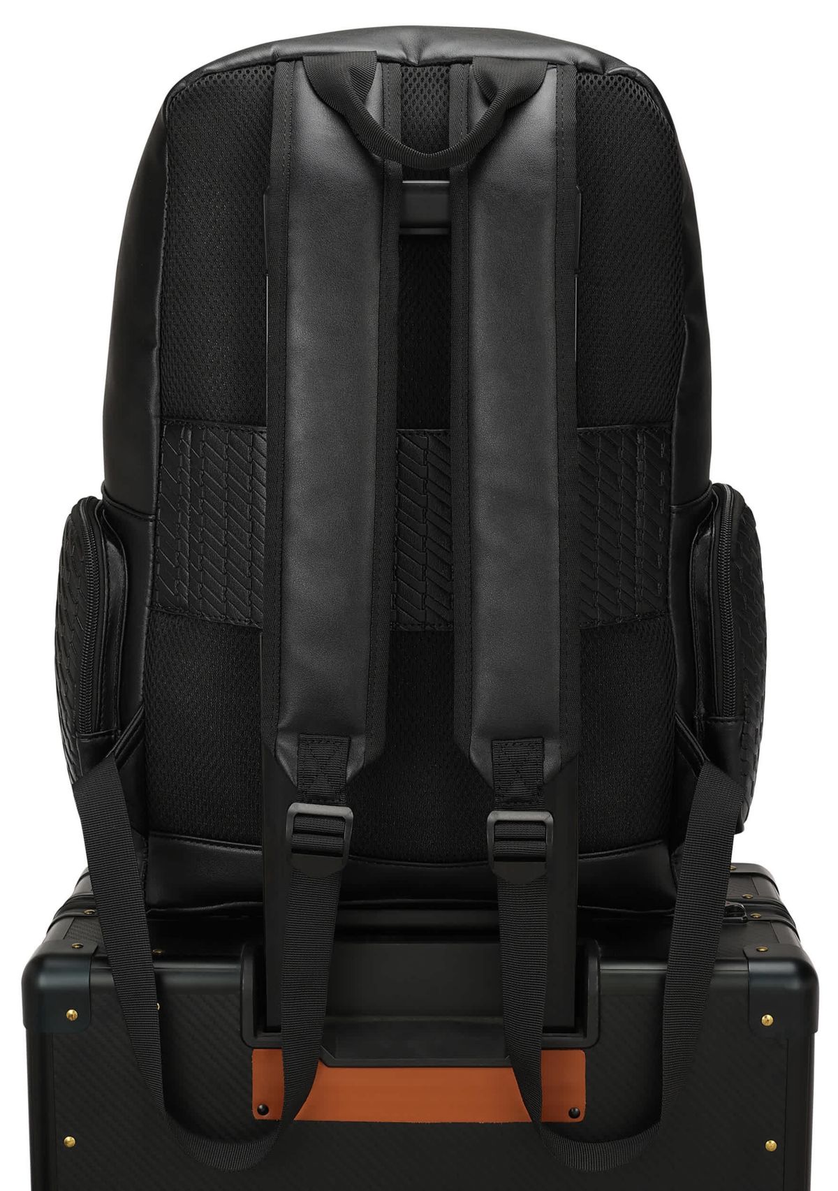 Leisure Luxe 27L Vegan Leather Backpack