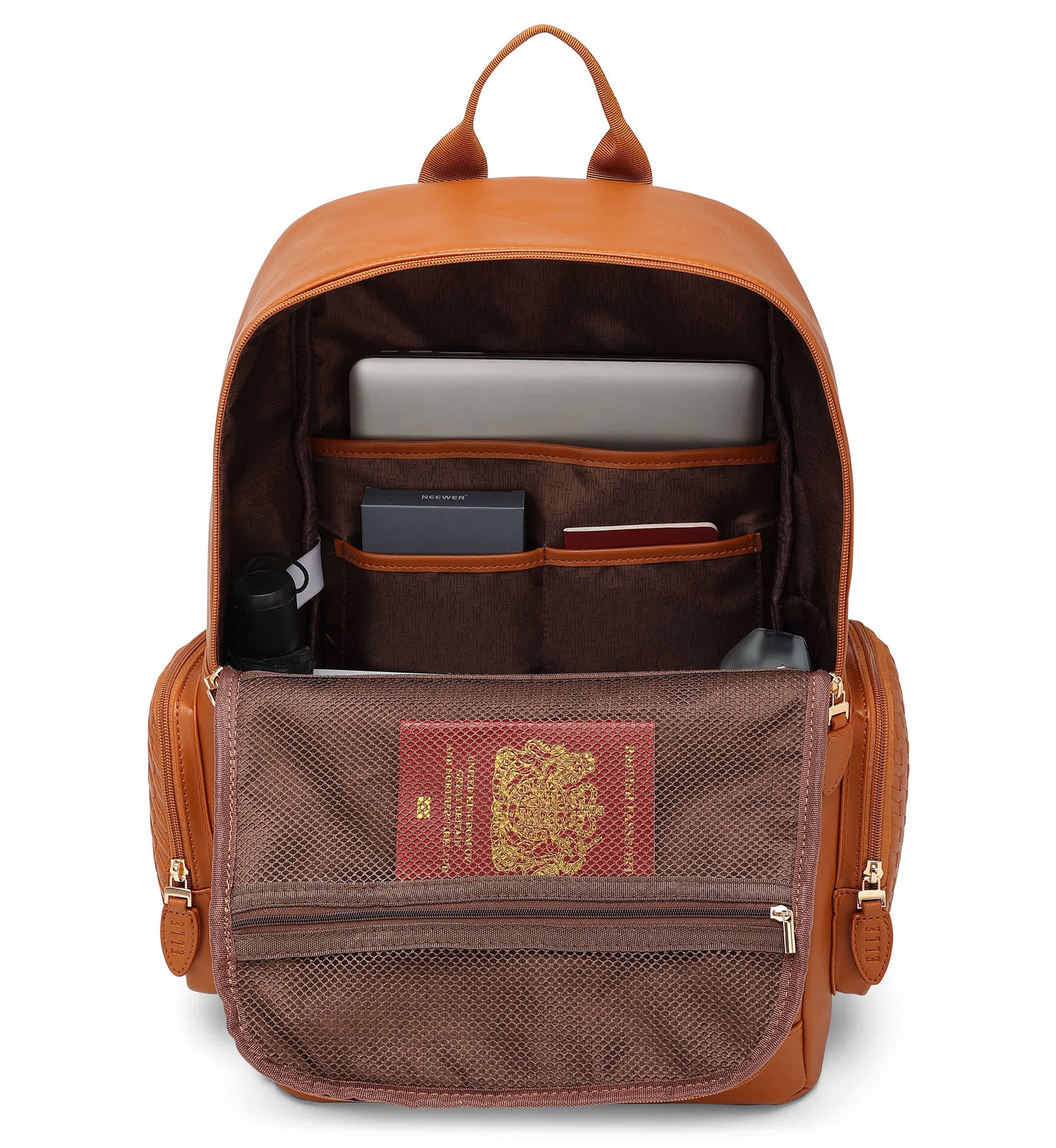 Leisure Luxe 27L Vegan Leather Backpack
