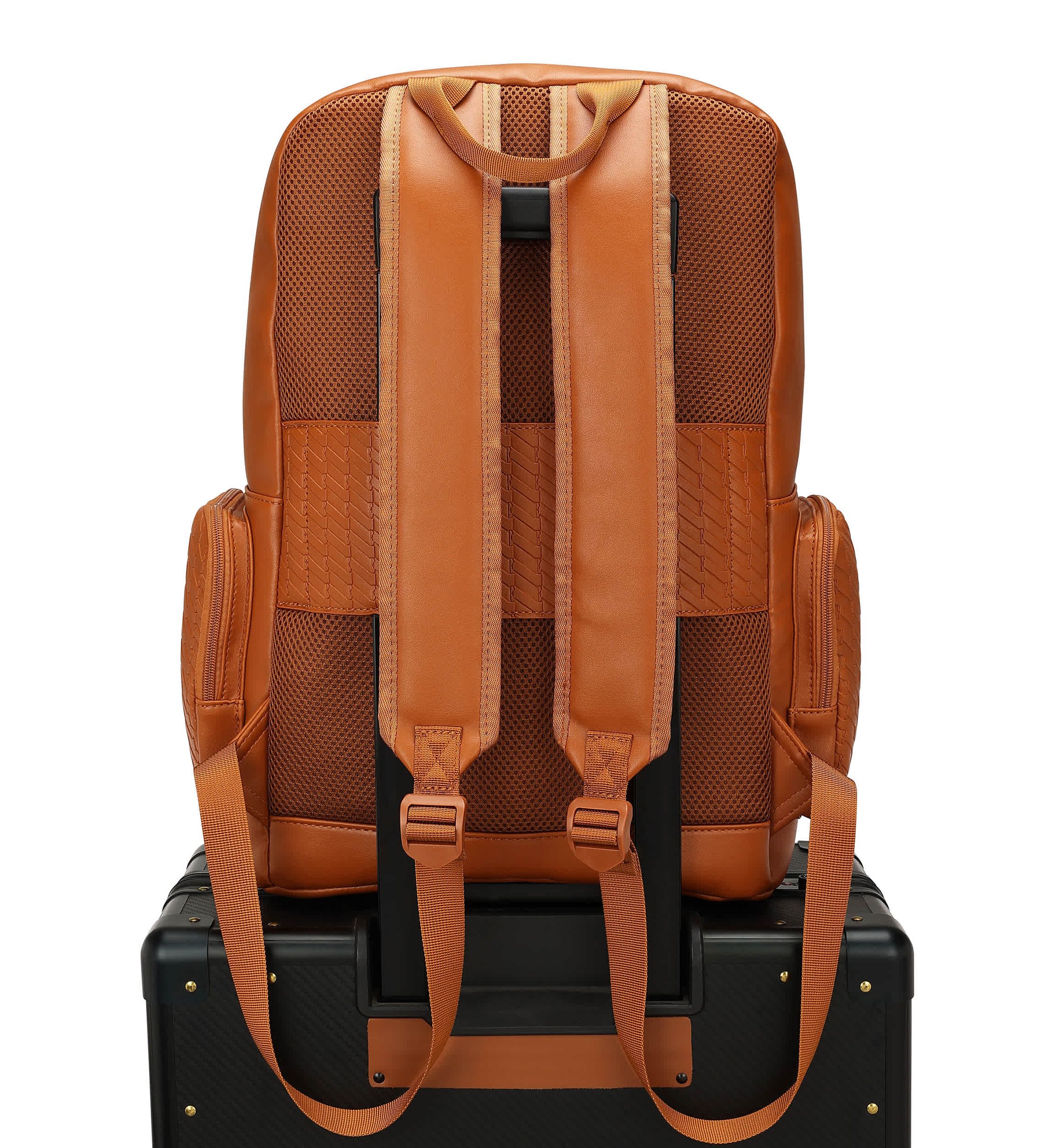 Leisure Luxe 27L Vegan Leather Backpack