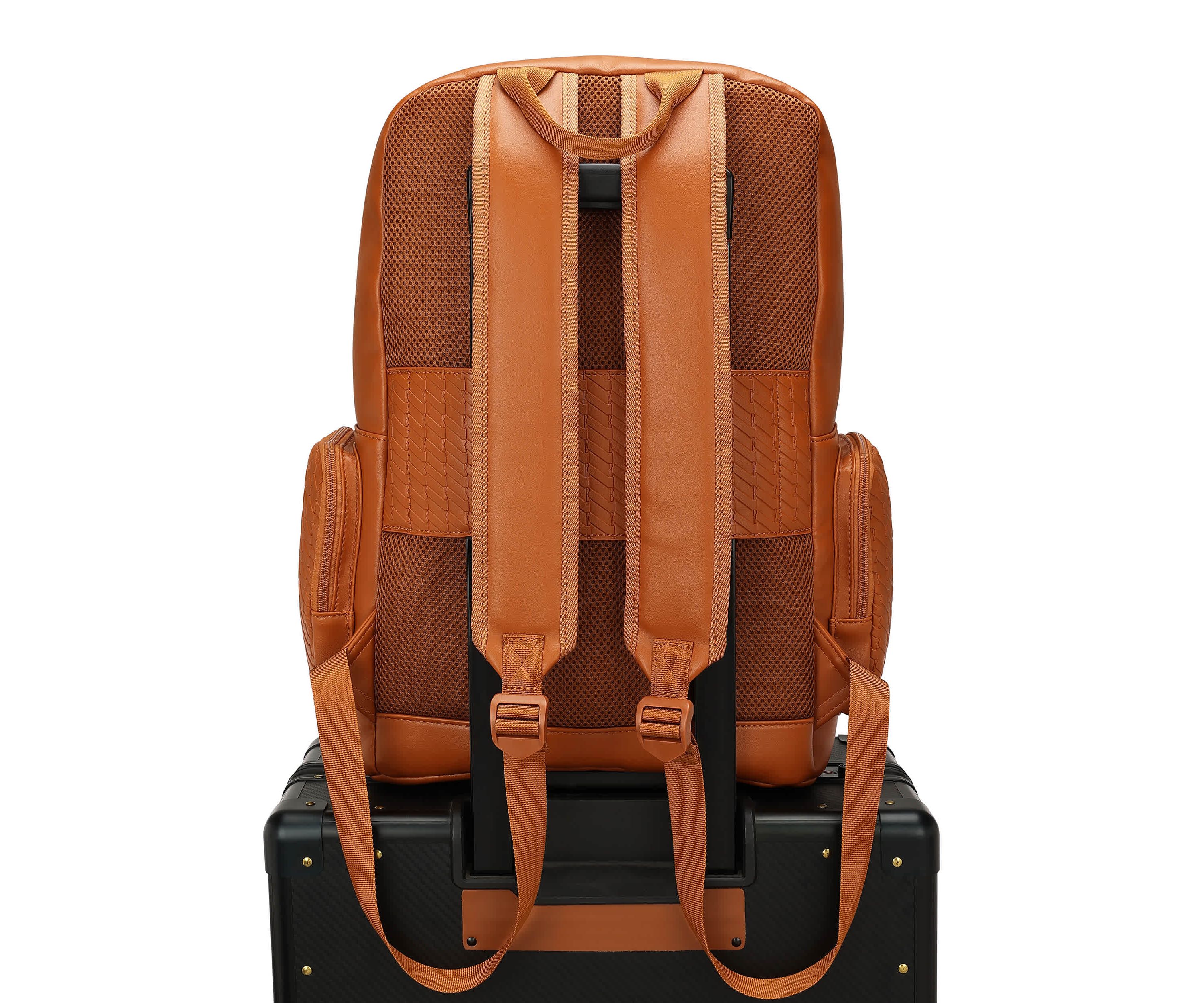 Leisure Luxe 27L Vegan Leather Backpack
