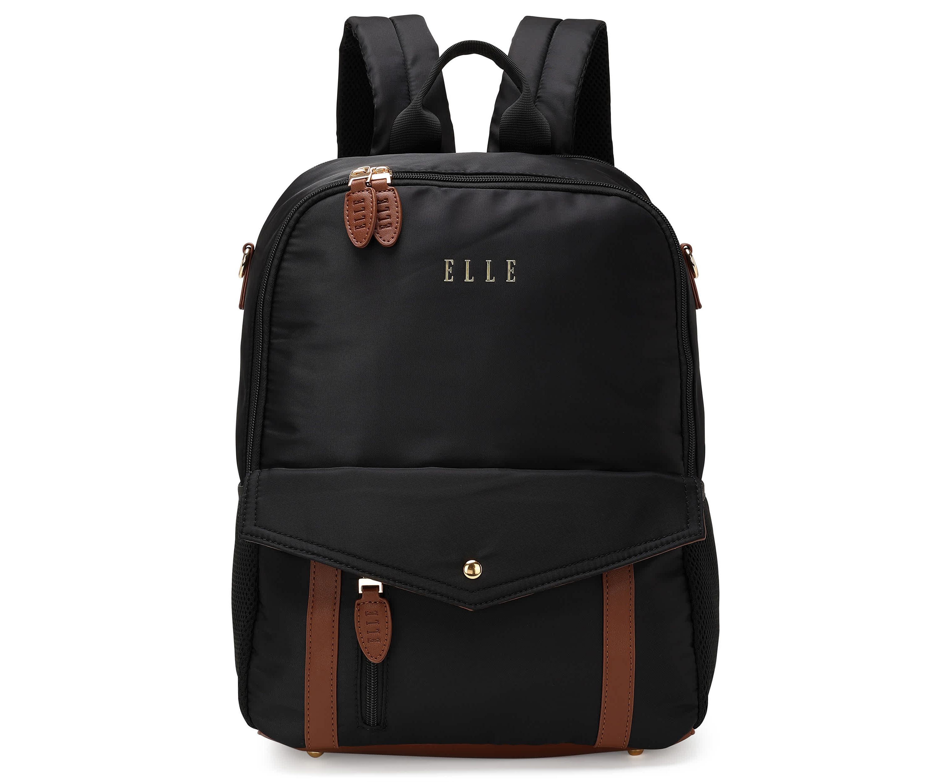 Luxe Journey 18L Twill and Vegan Leather Backpack