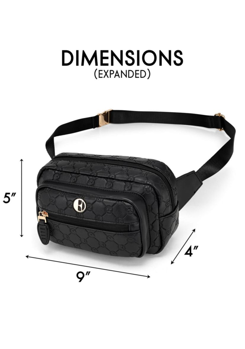 Compass 1.6L Vegan Leather Monogram Sling