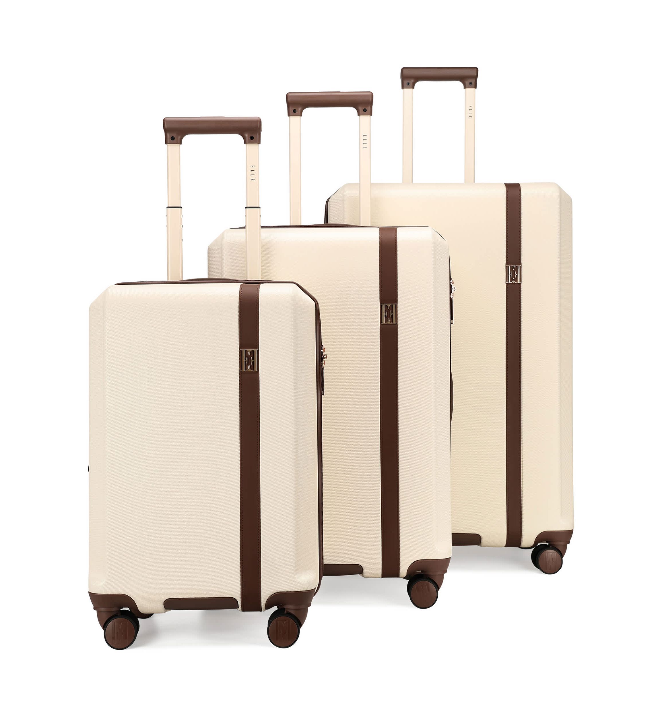Luxe Journey 3 Piece Expandable Retro Spinner Luggage Set