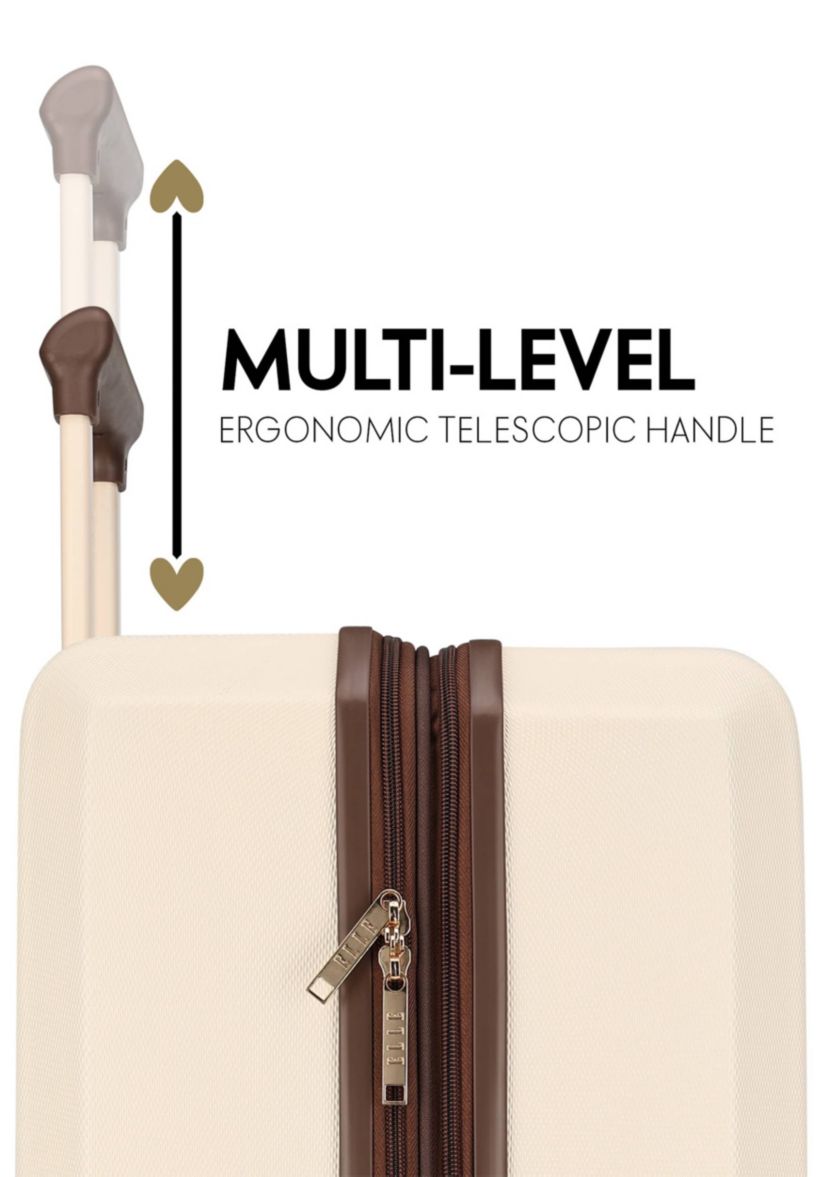 Luxe Journey 3 Piece Expandable Retro Spinner Luggage Set