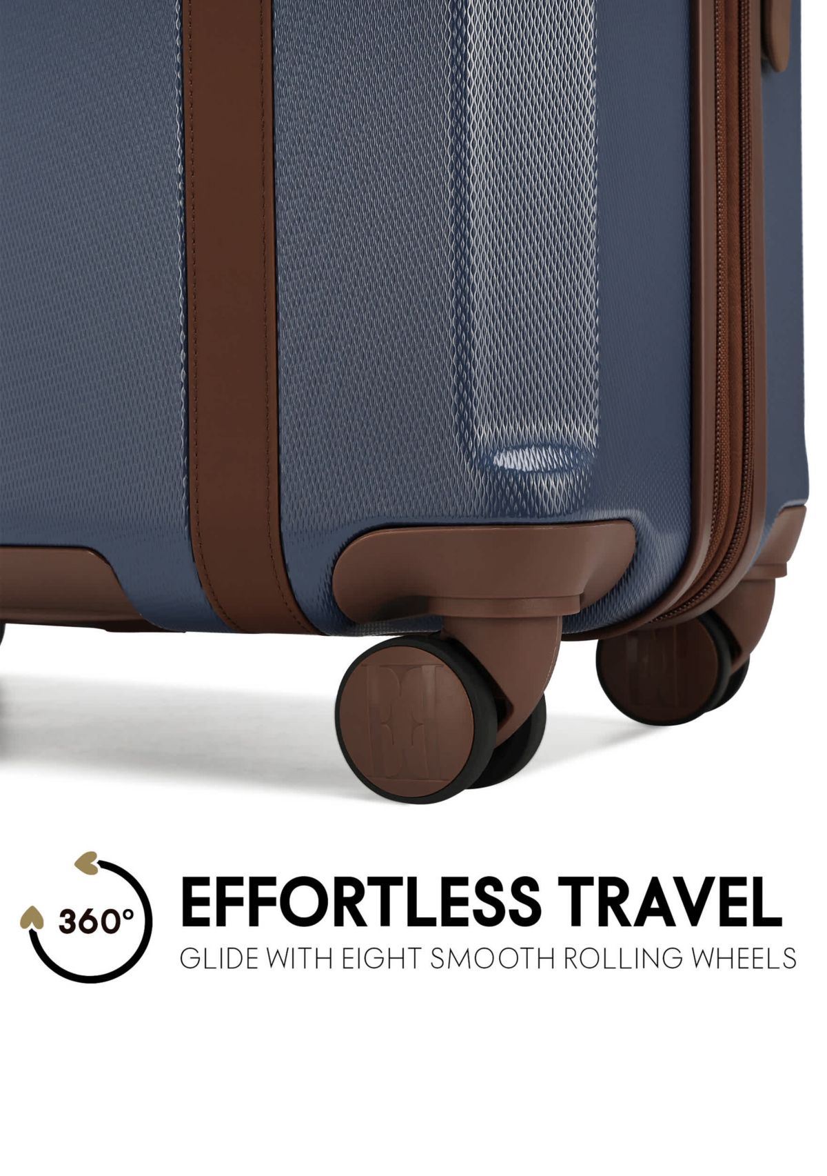 Luxe Journey 3 Piece Expandable Retro Spinner Luggage Set