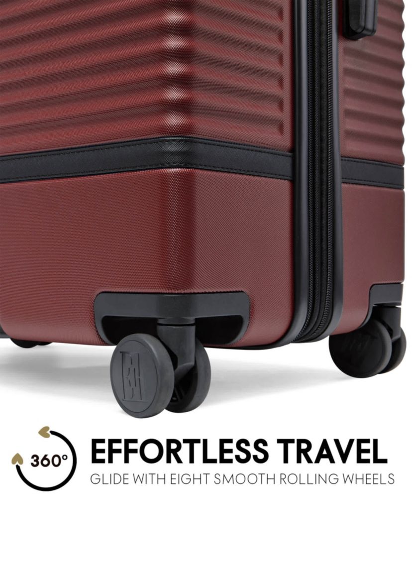 Belleville 3 Piece Expandable Retro Spinner Luggage Set