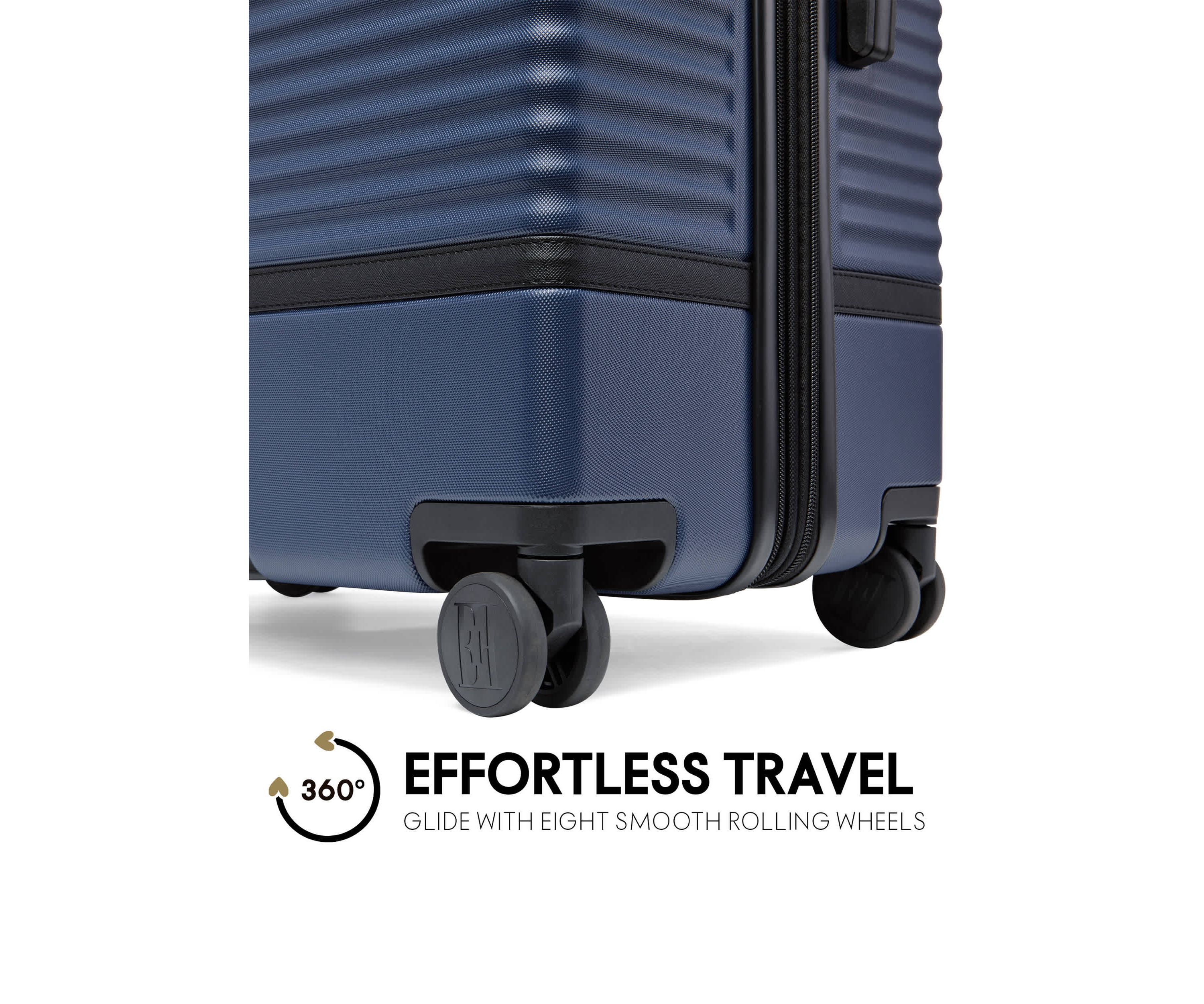 Belleville 3 Piece Expandable Retro Spinner Luggage Set