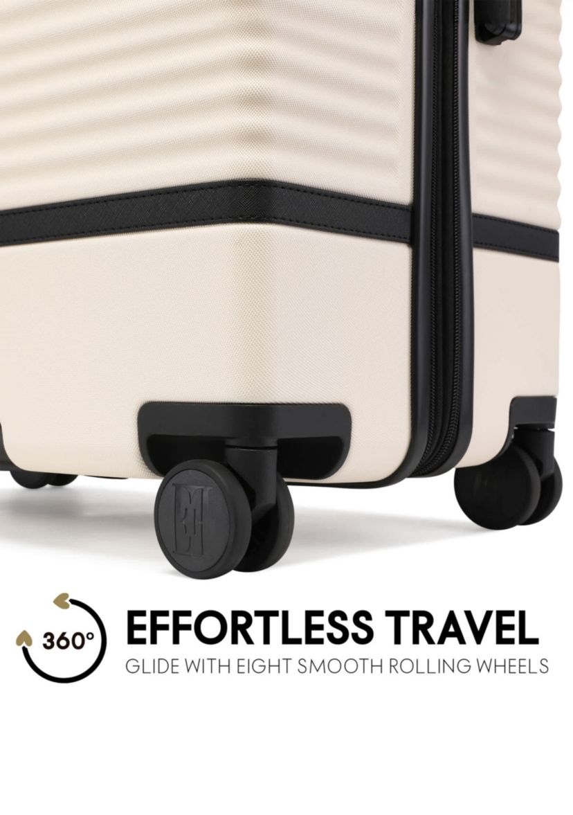 Belleville 3 Piece Expandable Retro Spinner Luggage Set