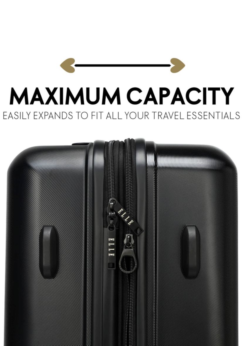 Expedition 3 Piece Expandable Polycarbonate Spinner Luggage Set
