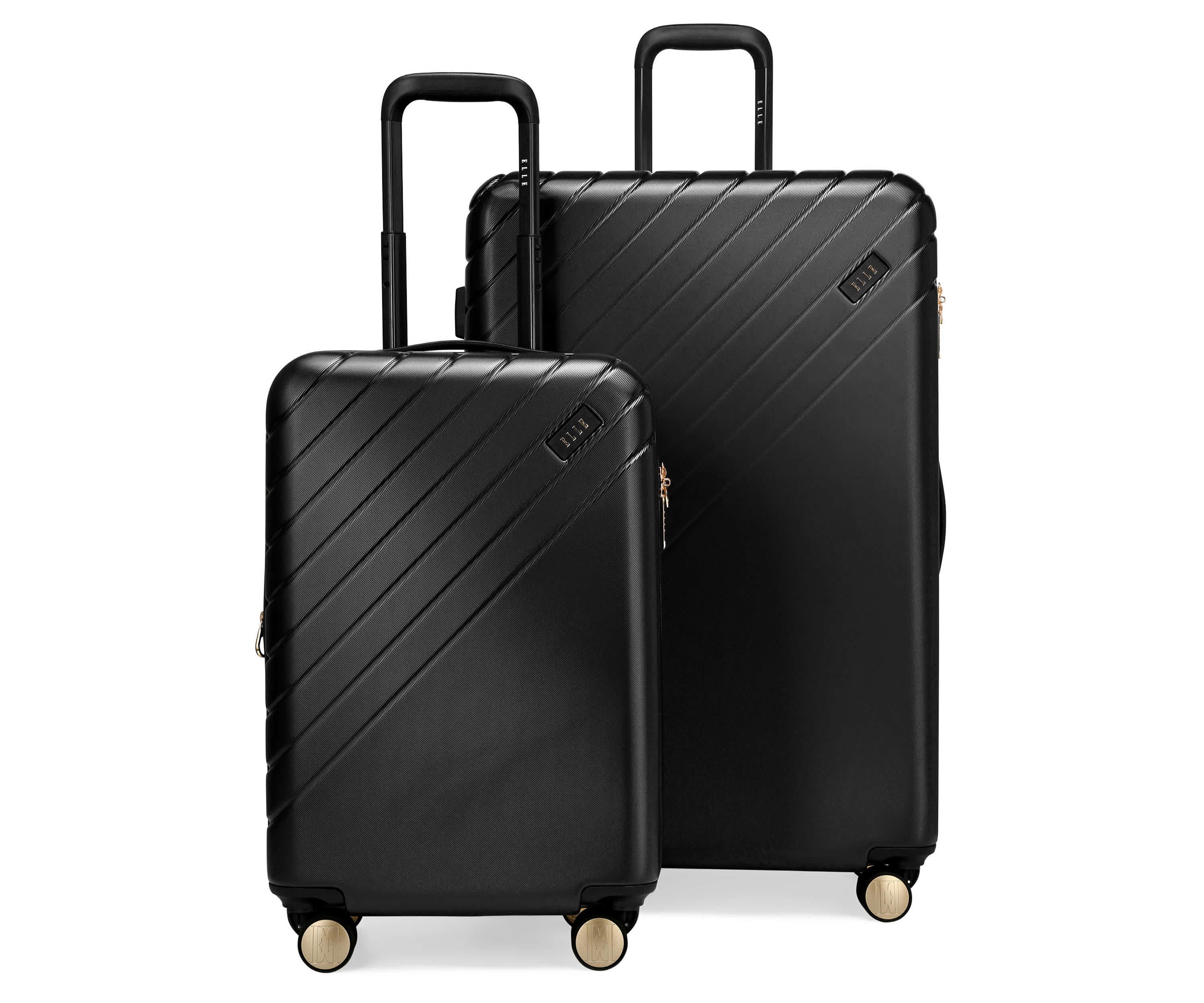 Louvre 2 Piece Expandable Polycarbonate Spinner Luggage Set