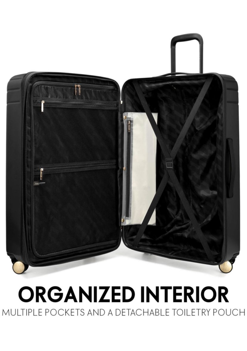 Louvre 2 Piece Expandable Polycarbonate Spinner Luggage Set