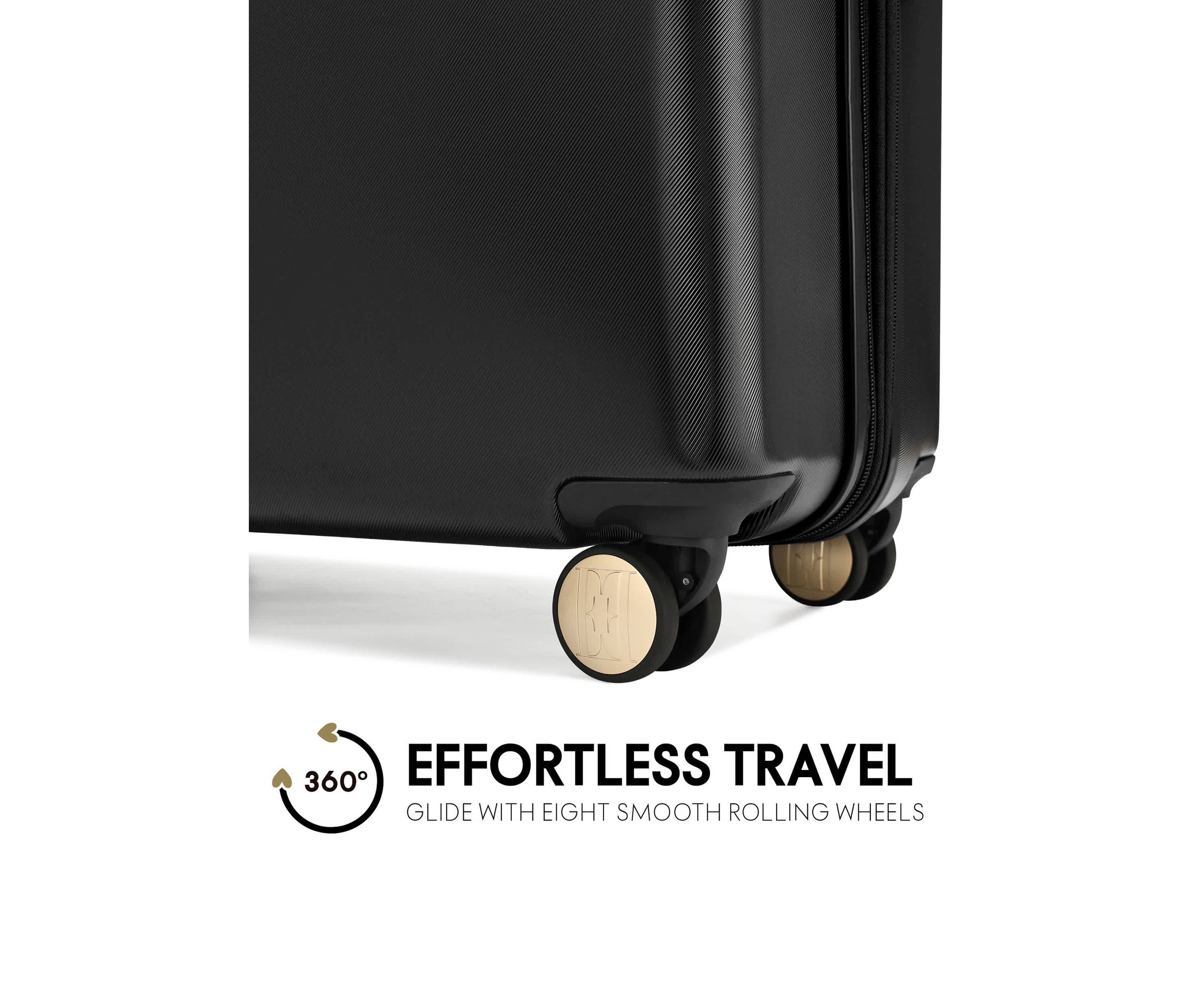 Louvre 2 Piece Expandable Polycarbonate Spinner Luggage Set