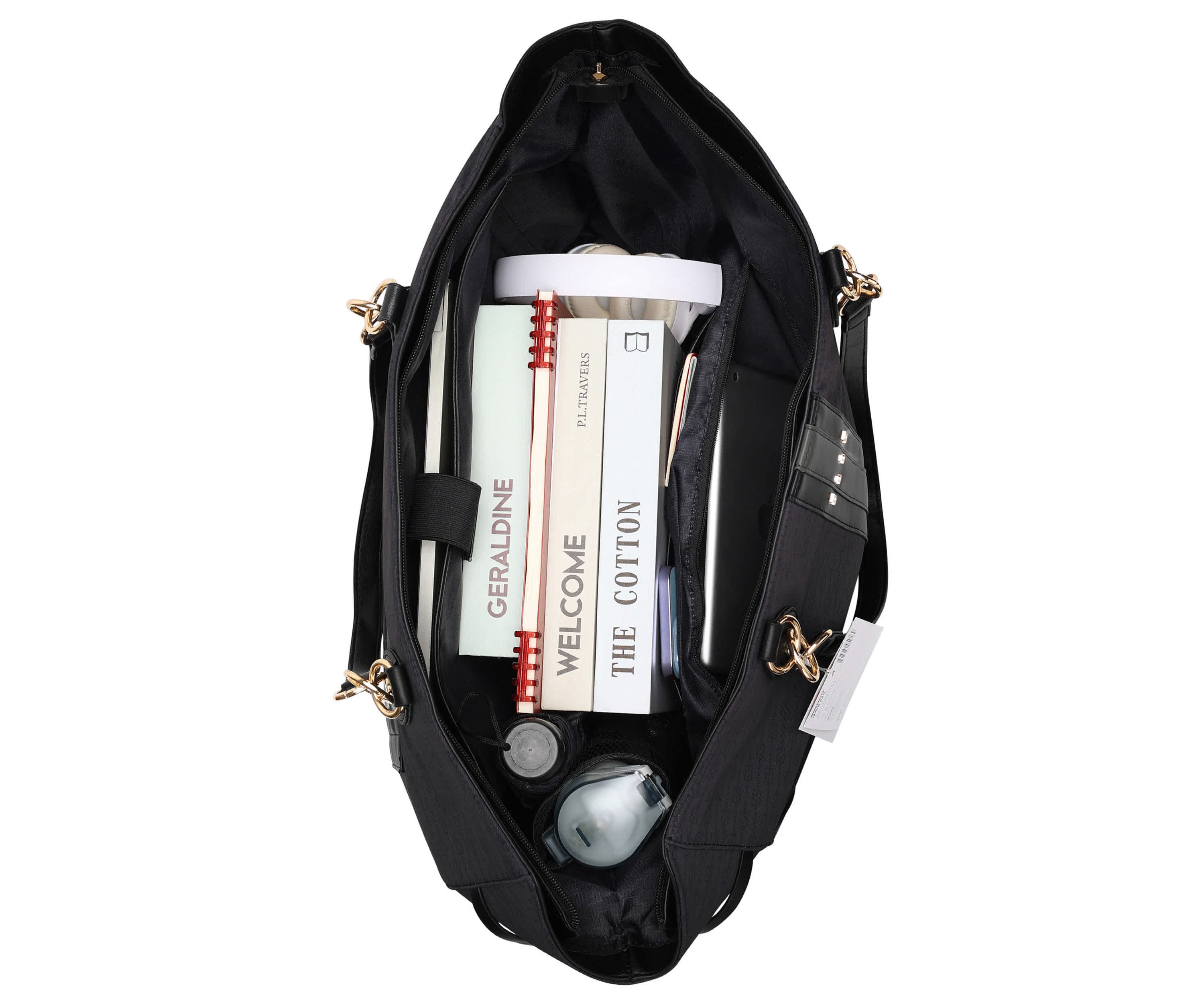 Eleganza 32L Monogram Weekender Tote Bag
