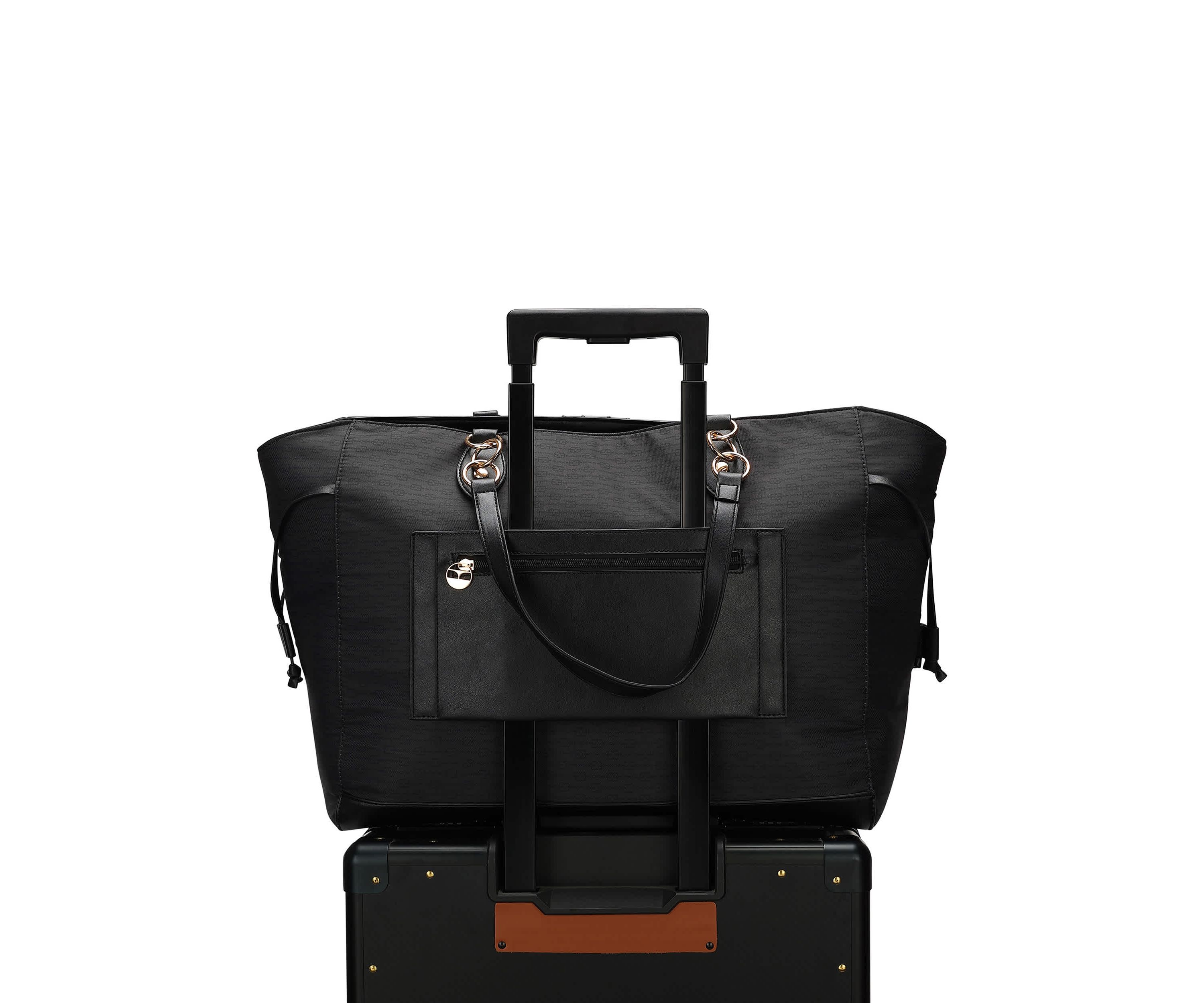 Eleganza 32L Monogram Weekender Tote Bag