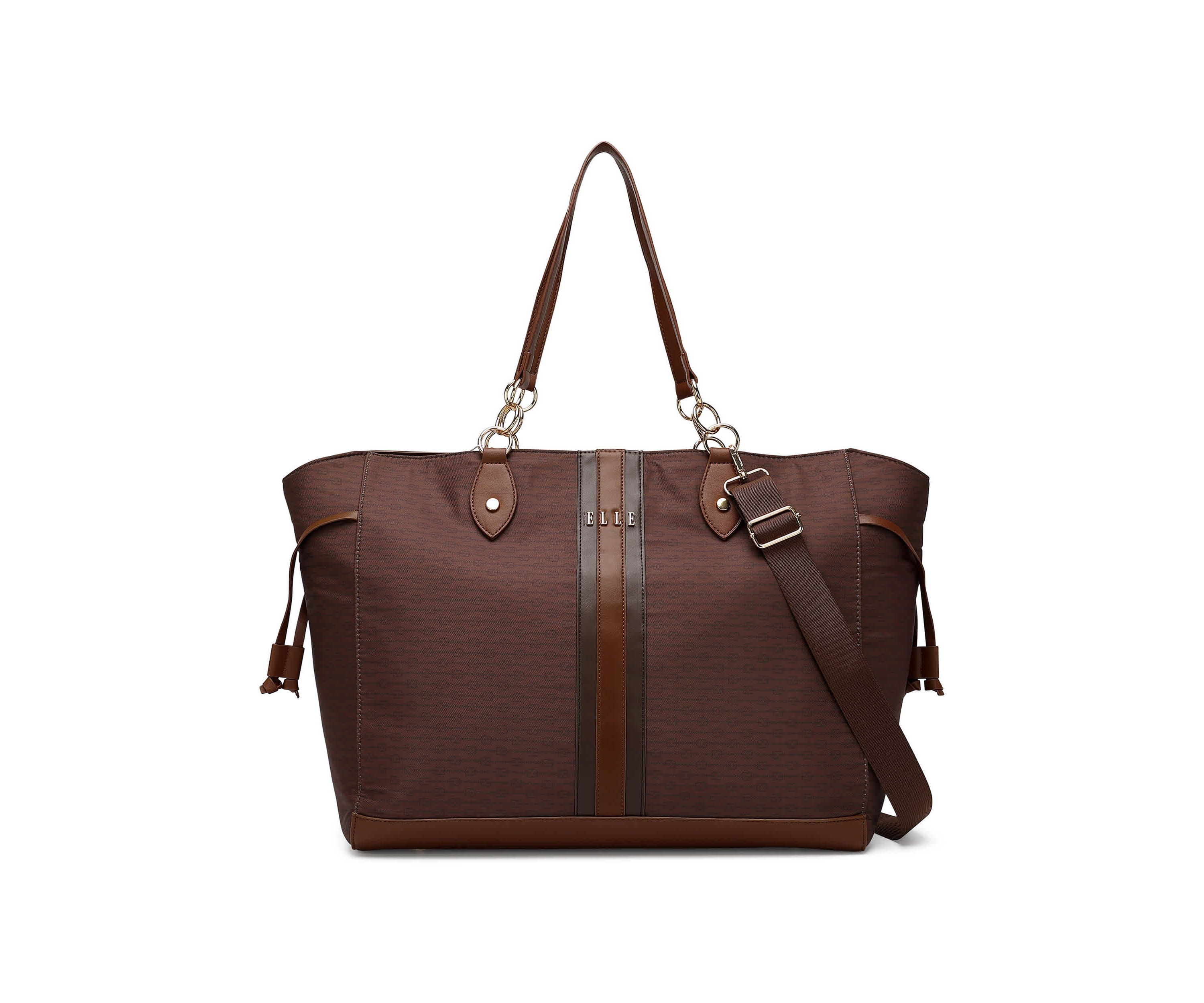 Eleganza 32L Monogram Weekender Tote Bag