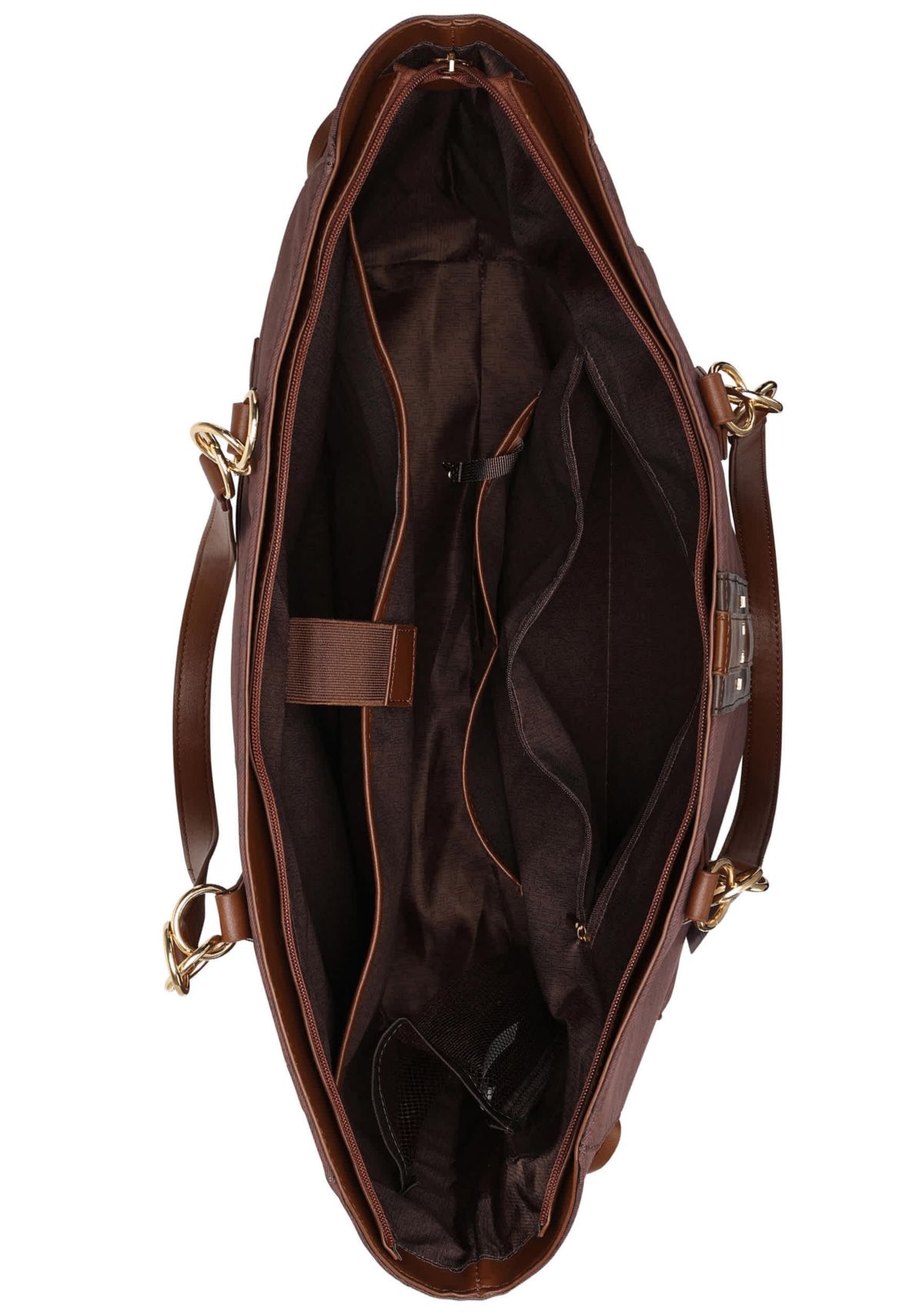 Eleganza 32L Monogram Weekender Tote Bag