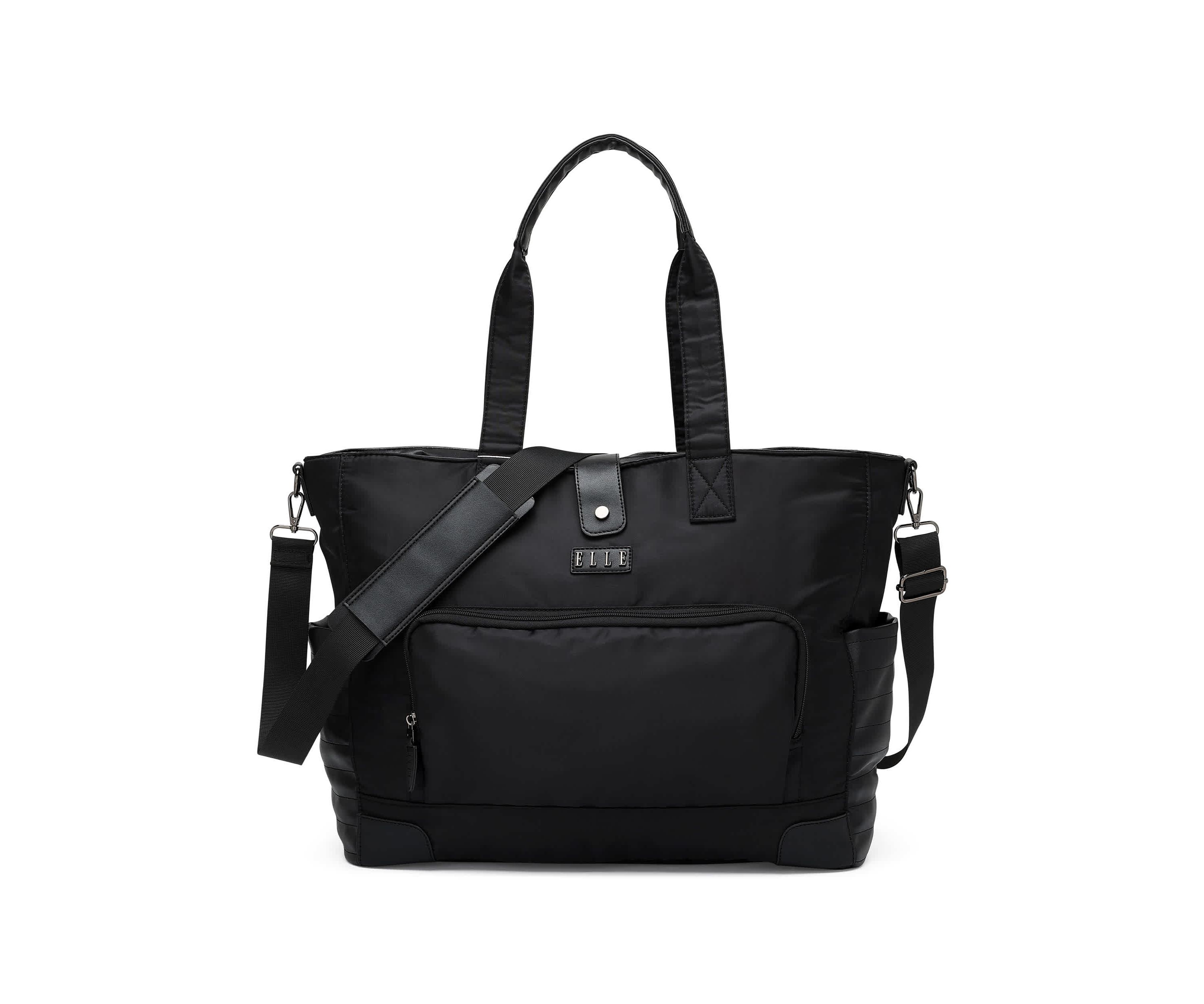 Voyage 25L Twill and Vegan Leather Weekender Tote Bag