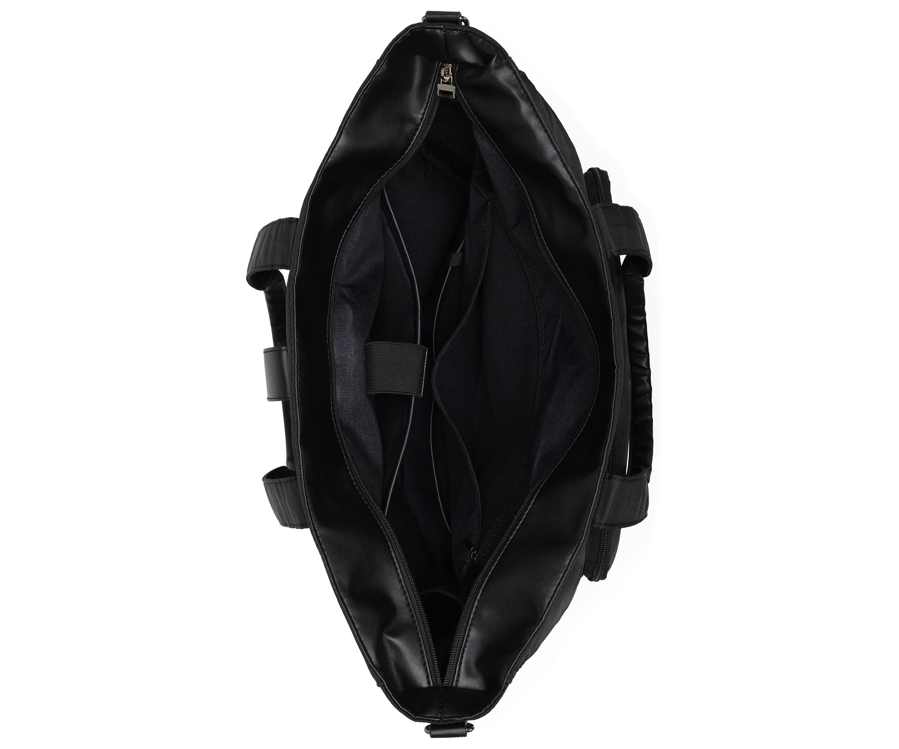 Voyage 25L Twill and Vegan Leather Weekender Tote Bag