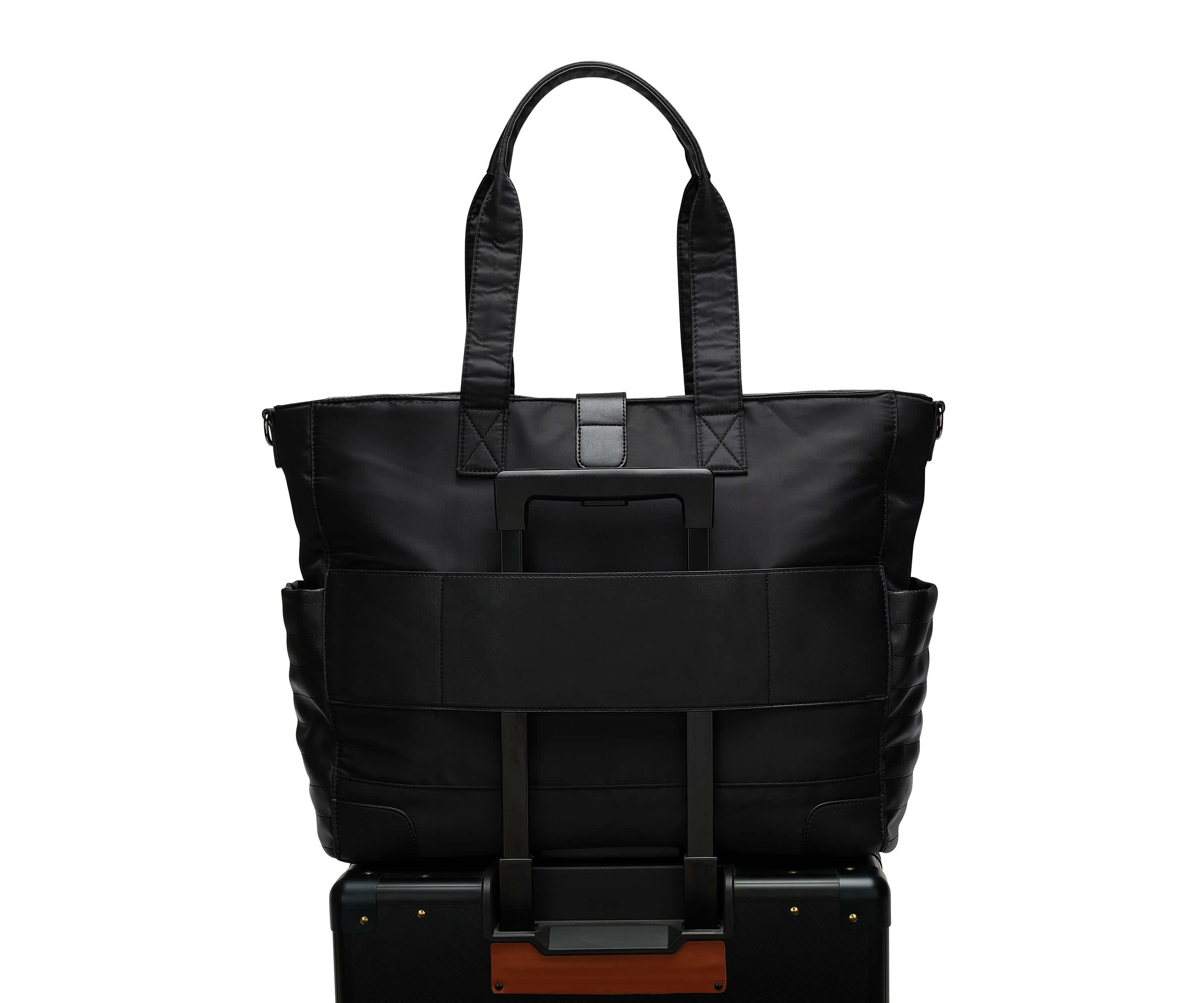 Voyage 25L Twill and Vegan Leather Weekender Tote Bag